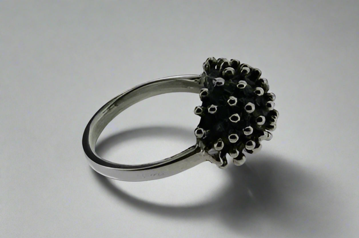 Fizzy Bubble Ring - Oxidized Sterling Silver Jewelry for Women - Perfect for Parties, Gifts & Everyday Wear