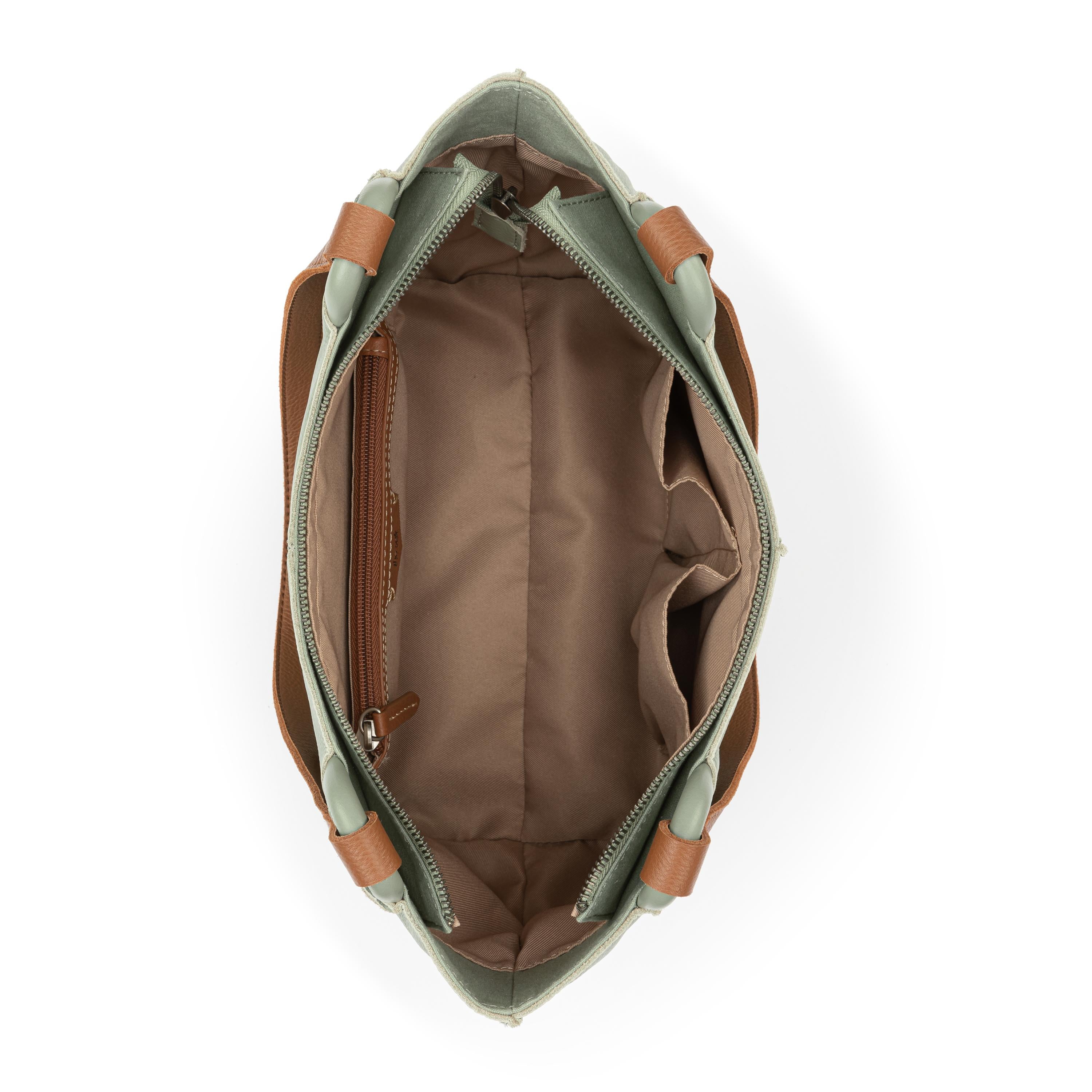 Los Feliz Genuine Leather Satchel Bag - Meadow Green Crossbody Purse for Women, Perfect for Work, Travel & Everyday Use