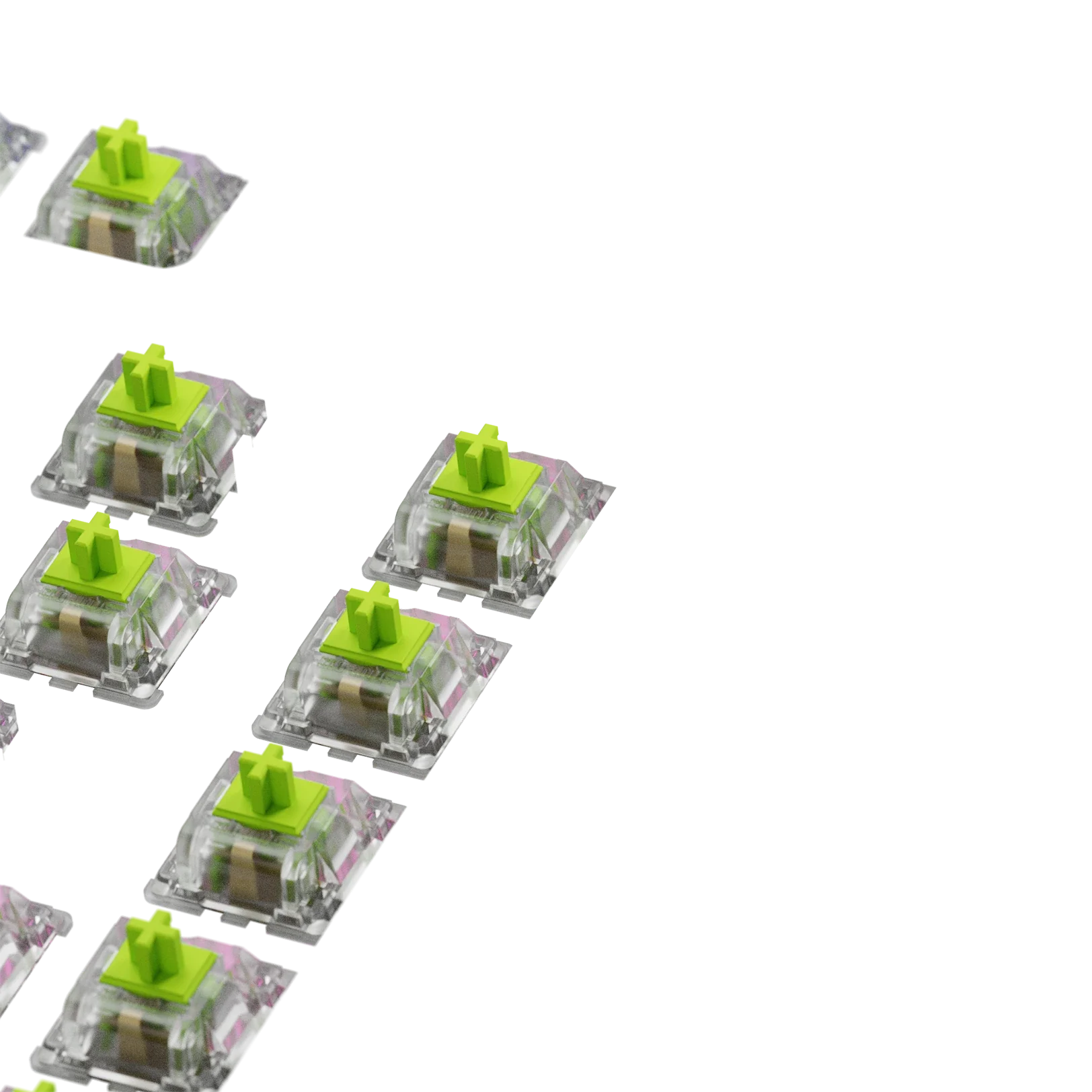 Glorious Raptor Mechanical Keyboard Switches - MX ANSI 75 Standard for Gaming & Typing - Perfect for PC, Mac & Custom Keyboard Builds