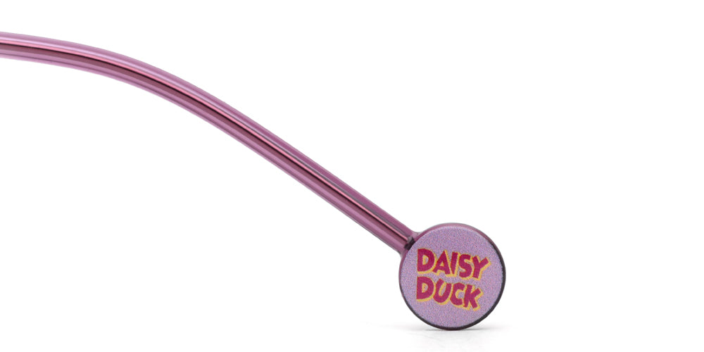 JINS x Disney Daisy Duck 075 Eyeglasses - Stylish Disney Collaboration Frames for Women & Men - Perfect for Fashion, Reading & Everyday Wear