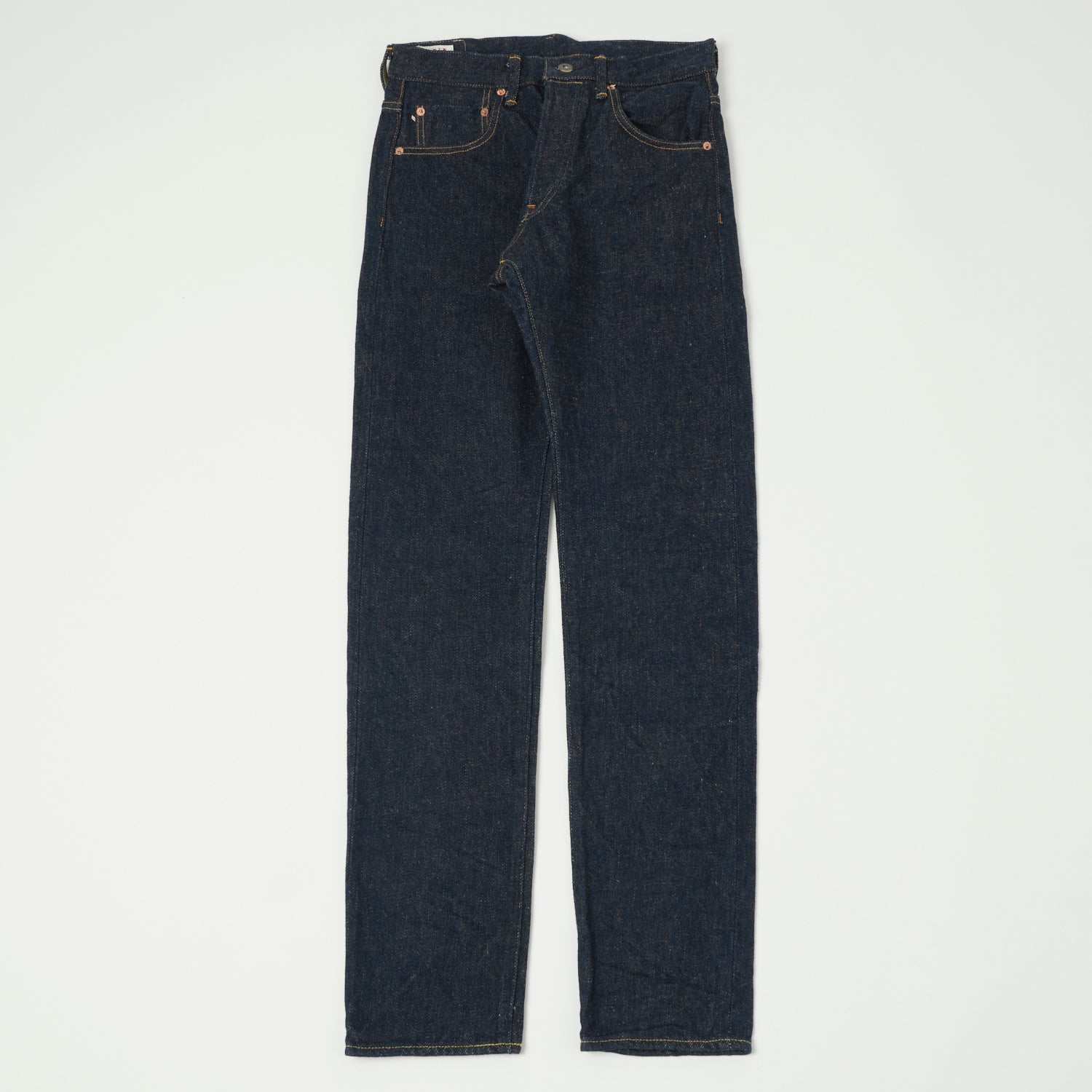 ONI 902ZR 20oz Secret Denim Tapered Jeans for Men - Premium Raw Selvedge Denim Pants - One Wash Japanese Jeans - Perfect for Casual Wear and Street Style
