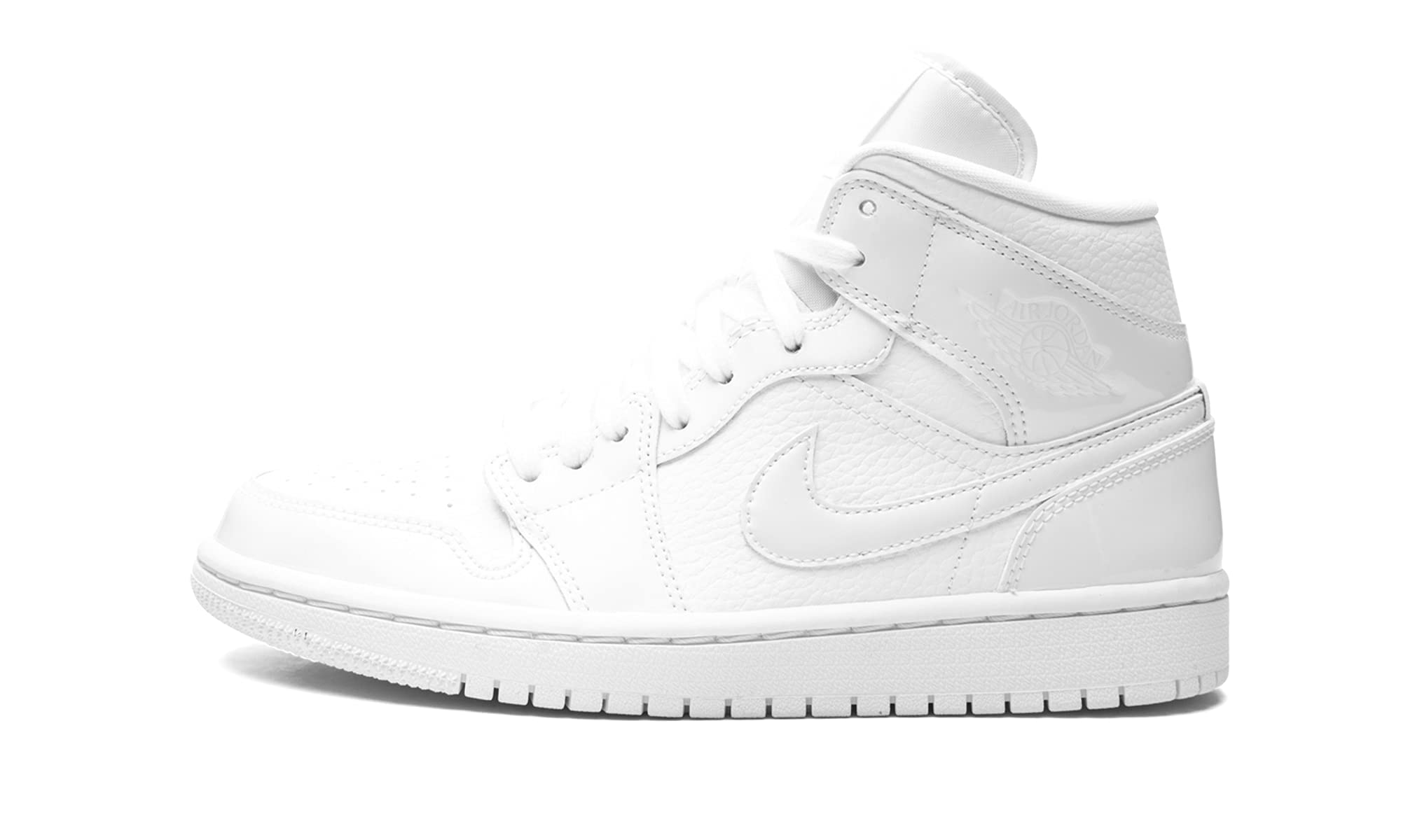 Women's Jordan WMNS Air 1 Mid BQ6472 100 Triple White Sneakers - Size 8.5W - Perfect for Casual Wear, Street Style & Gym Fashion