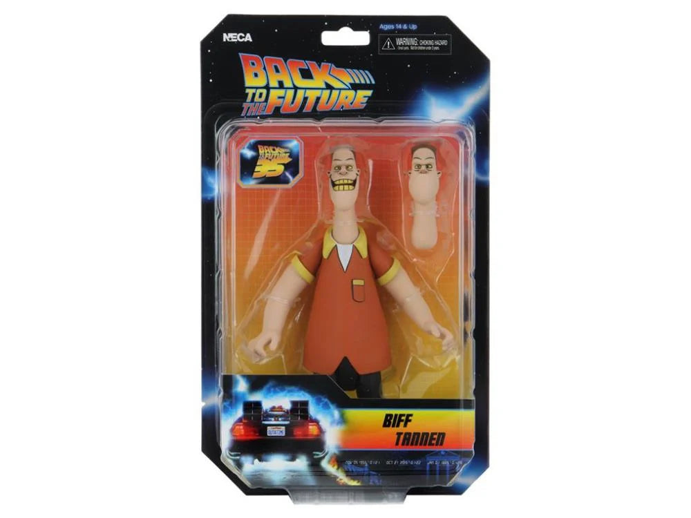 Back to the Future Toony Classics Biff Action Figure - Collectible Movie Character Toy for Fans & Gift for Sci-Fi Enthusiasts | Perfect for Display, Cosplay, and Pop Culture Decor