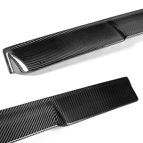 Carbon Fiber Rear Window Roof Visor Spoiler Wing Body Kit for 2010-2015 Chevy Camaro Coupe - High Performance & Stylish Upgrade - Perfect for Car Enthusiasts & Racing Events