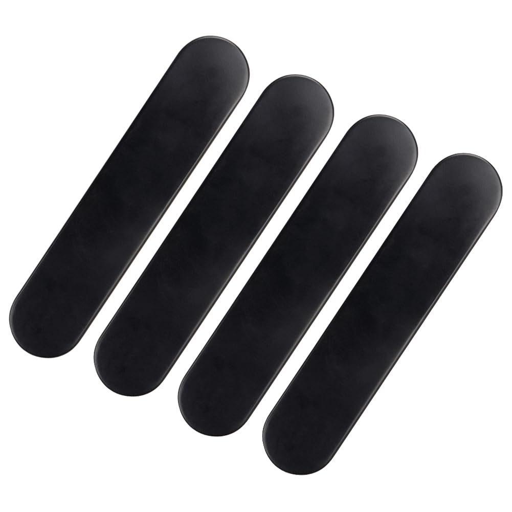 4-Piece Metal Eyelash Tweezer Storage Case with 2 Slots - Black | Professional Lash Extension Tool Organizer for Salon, Travel & Home Use