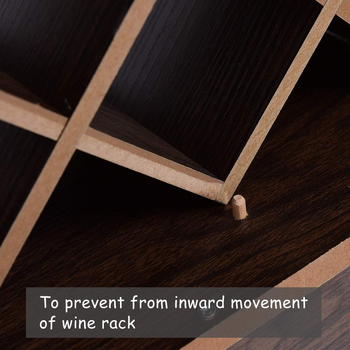 Sturdy Wall Mount Wine Rack with Glass Holder & Storage Shelf - Perfect for Kitchen, Dining Room, Bar, and Home Decor