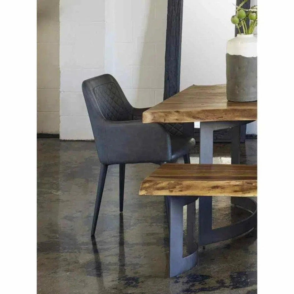 22 Inch Dining Chair Set of 2 - Modern Kitchen Chairs with Padded Seat - Perfect for Dining Room, Kitchen, Breakfast Nook & Small Spaces