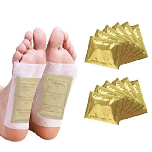 ACM Detox Foot Patches - Natural Pain-Free Foot Pads for Stress Relief & Better Sleep | Toxin Removal & Body Cleansing Kit (40 Pads/4 Boxes) | Perfect for Nighttime Relaxation & Post-Workout Recovery