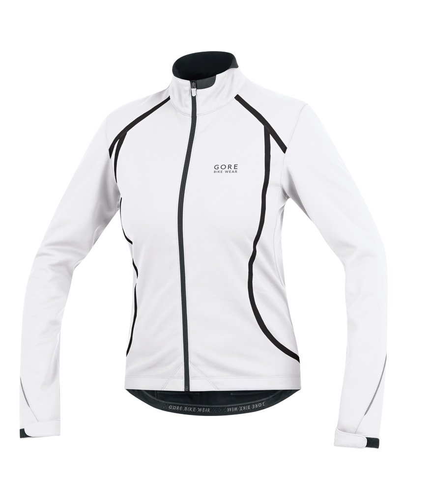 GORE BIKE WEAR Oxygen SO Women's Cycling Jacket - White/Black - Size L - Lightweight & Breathable for Road & Mountain Biking