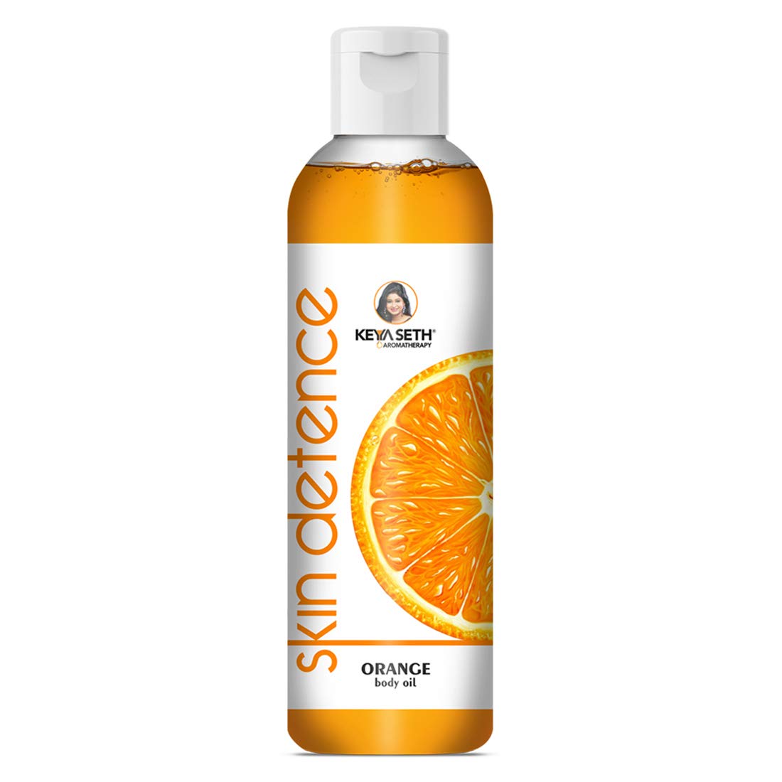 Keya Seth Aromatherapy Orange Body Oil - Skin Brightening & Rejuvenating with Vitamin C | Non-Sticky Moisturizer for Daily Use | After Bath & Massage Therapy | 200ml | Perfect for Dry Skin Care & Relaxation