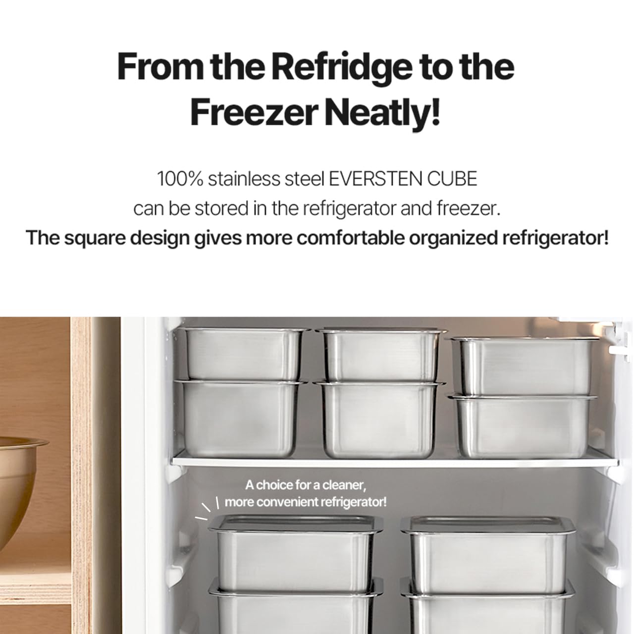 Premium 3-Piece Stainless Steel Food Storage Containers Set with Lids - Airtight, Dishwasher Safe & BPA-Free - Ideal for Meal Prep, Leftovers & Pantry Organization - Includes 3 Mesh Strainers for Kitchen Use