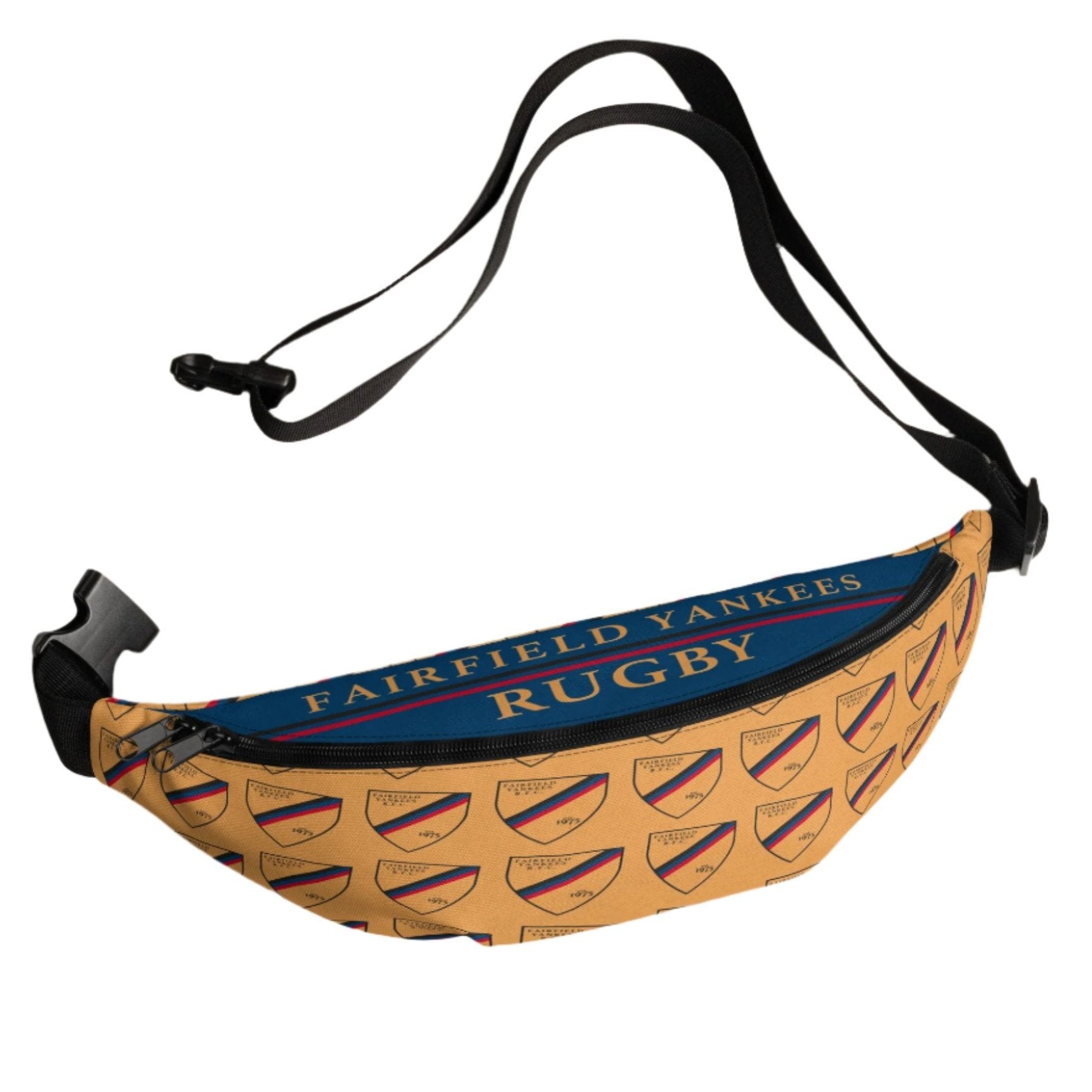 Fairfield Yankees RFC Fanny Pack - Adjustable Waist Pack for Running, Hiking & Travel - Sporty Crossbody Bag for Men & Women - Perfect for Gym, Concerts & Outdoor Adventures