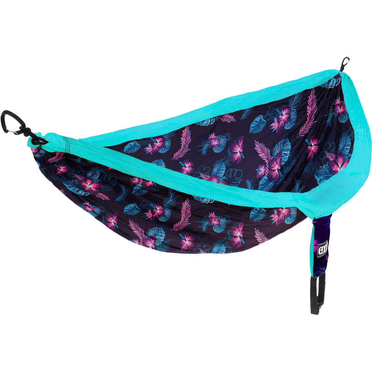 DoubleNest Print Hammock - Portable Camping Hammock for Outdoor Adventures, Travel & Backpacking - Lightweight & Durable for Beach, Park, or Backyard Relaxation