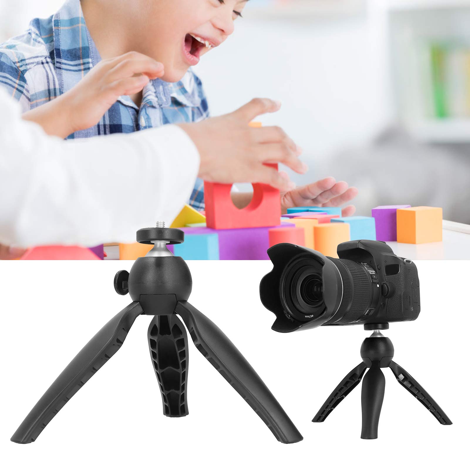 Compact Tabletop Tripod with 1/4