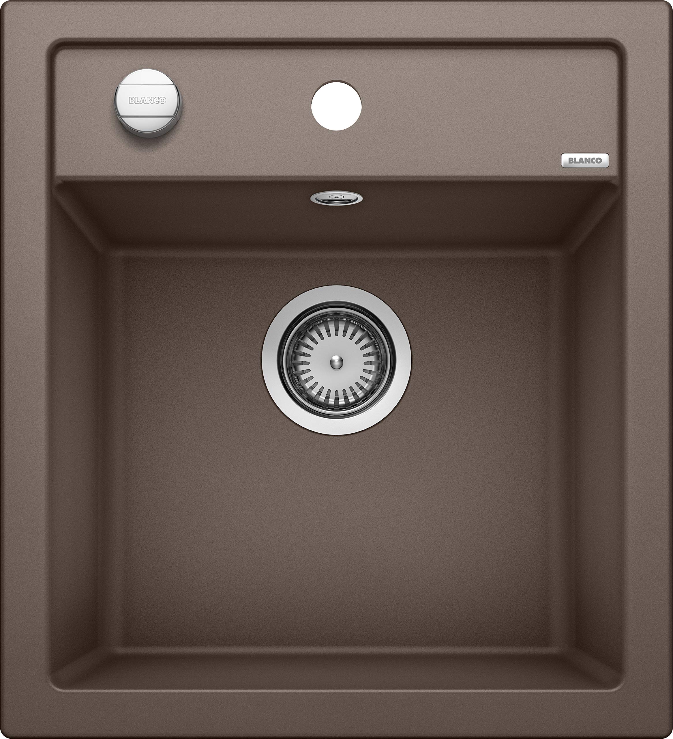 BLANCO 517165 Dalago 45 cm Undermount Kitchen Sink in Coffee Brown - Perfect for Modern Kitchens & Small Spaces