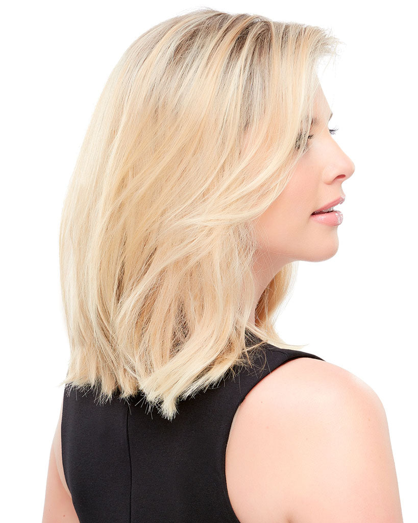 easiCrown HH 12 Renau Exclusive Hair Topper for Women - Natural Looking Human Hair Replacement for Thinning Hair | Perfect for Daily Wear, Special Occasions & Styling