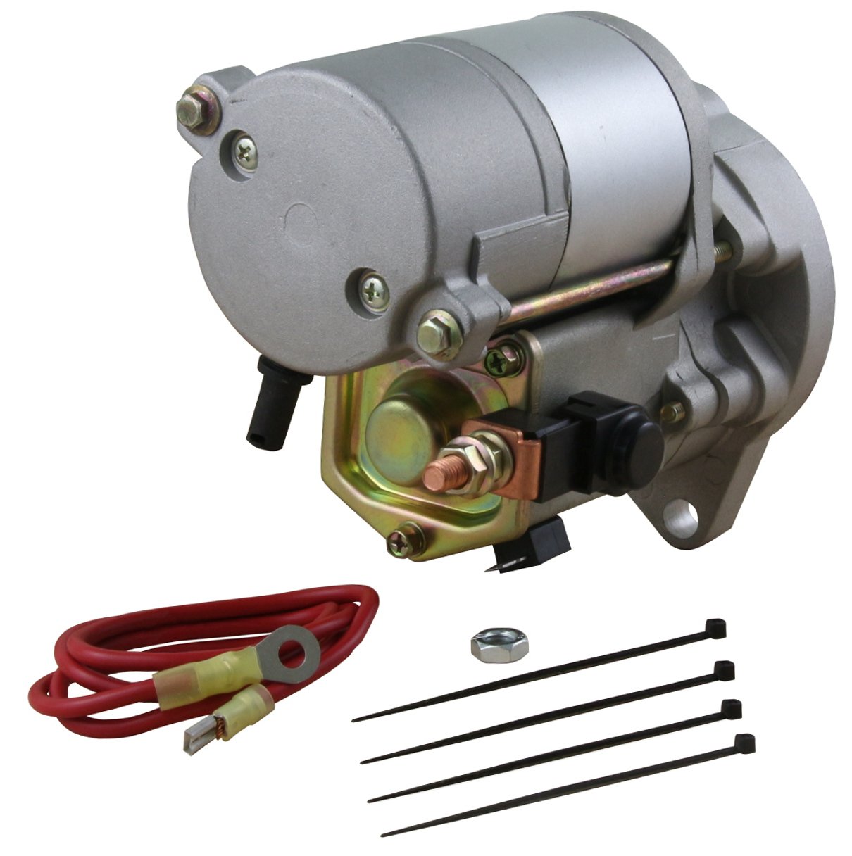 High Torque Gear Reduction Starter for Ford E-100 Wagon L6 V8 (1975-1983) - Compatible with Part #57-2451 | Durable Replacement for Easy Engine Starting in Classic Ford Vehicles
