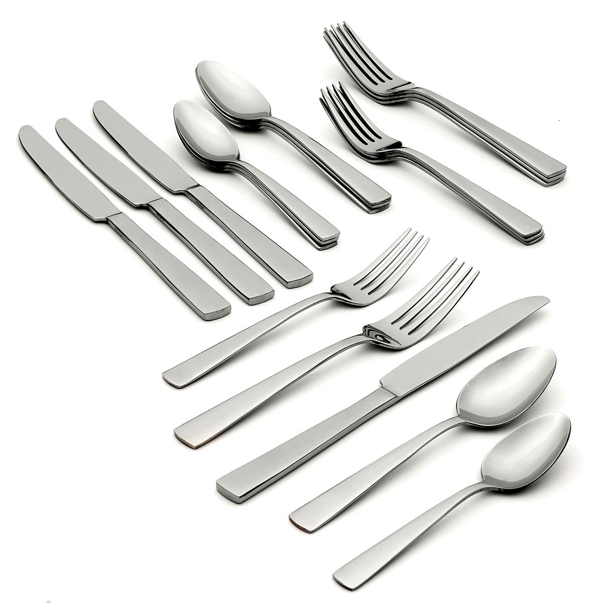 Nocha 20-Piece Stainless Steel Flatware Set - Elegant Silverware for Dining, Kitchen & Entertaining - Perfect for Dinner Parties, Weddings & Everyday Use