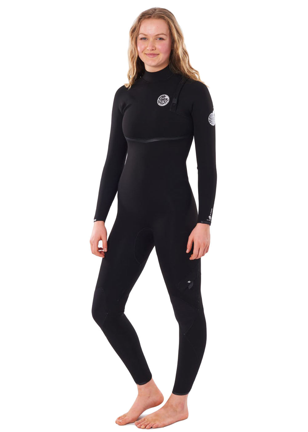 Rip Curl Women's E Bomb 3/2mm Zipperless Steamer Wetsuit - Premium Full Body Wetsuit for Surfing, Diving & Water Sports | Cold Water Protection & Comfort Fit