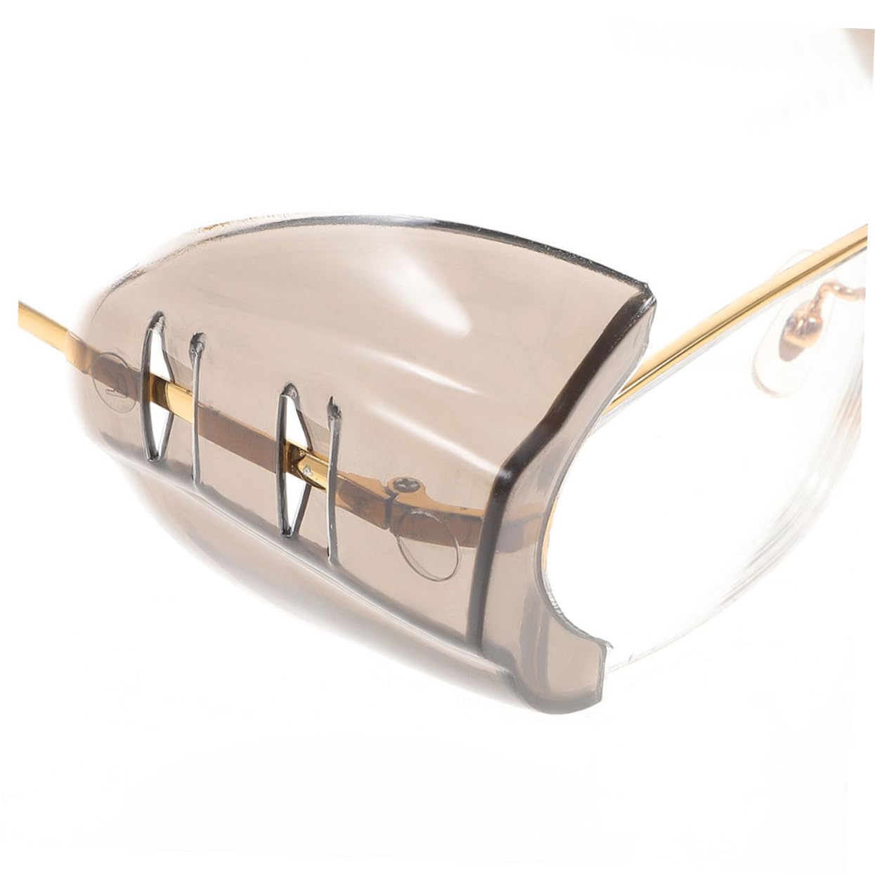 Healvian 6 Pairs Anti-Scratch Side Shields for Glasses | Protective Eyewear Accessories | Safety Glasses Side Protectors for Work, Sports & Outdoor Activities | Perfect for Construction, Cycling & DIY Projects