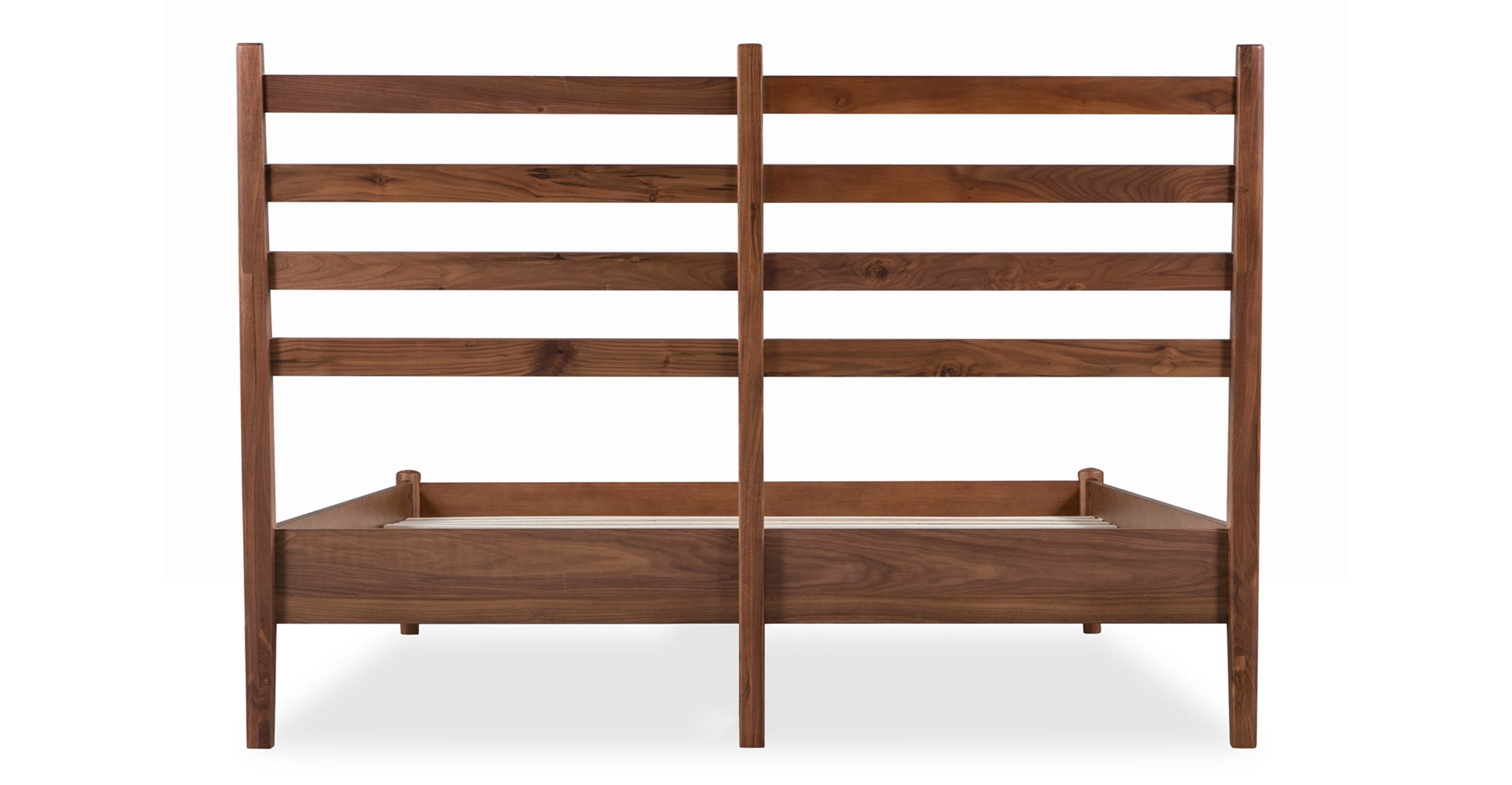 Truro Queen Size Bed Frame - Sturdy Metal Platform Bed with Wooden Slats, Noise-Free Support for Master Bedroom, Guest Room, or Dorm Use