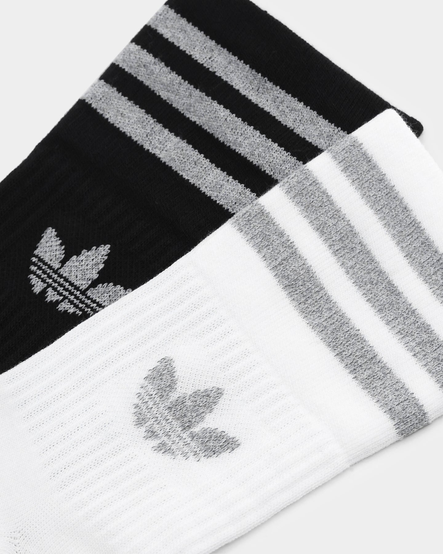 Adidas Crew Socks 2-Pack - Black/Reflective Athletic Socks for Men & Women - Comfortable Sports Socks for Running, Gym & Everyday Wear