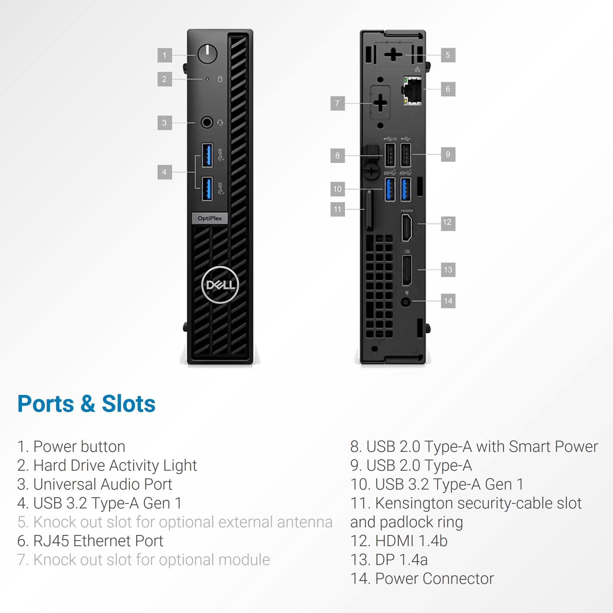 Dell OptiPlex 7010 Business Mini PC - Intel Core i5-13500T, 16GB DDR4 RAM, 256GB SSD, Windows 11 Pro - Compact Desktop Computer for Office, Home & Business Use