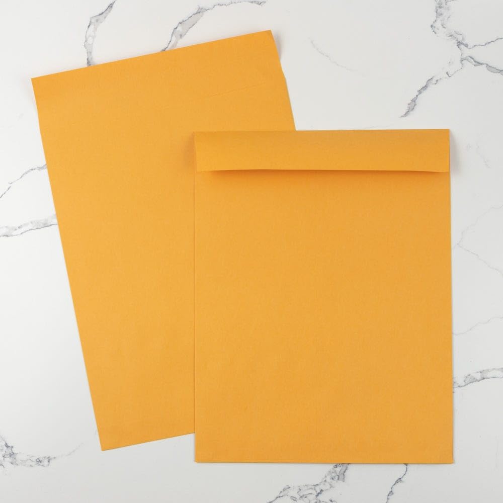 LUXPaper Jumbo Envelopes 11x17 Inches - 250 Pack Brown Kraft Paper Mailing Envelopes, 28lb Text Weight for Shipping, Documents & Large Files - Perfect for Office, Business & Mailing Services