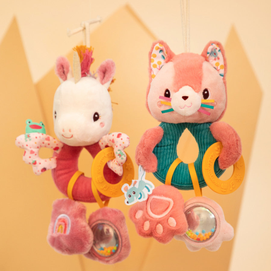 Jeanne Cat Multi-Activity Interactive Toy Rings for Kittens - Fun Playtime & Exercise for Indoor Cats - Perfect for Solo Play & Bonding with Your Pet