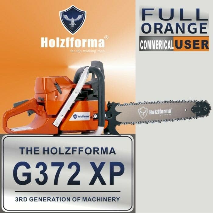 Holzfforma G372XP 71cc Gas Chainsaw Power Head Only - Full Wrap Handle for Professional Logging & Tree Cutting - Compatible with Wagners Accessories