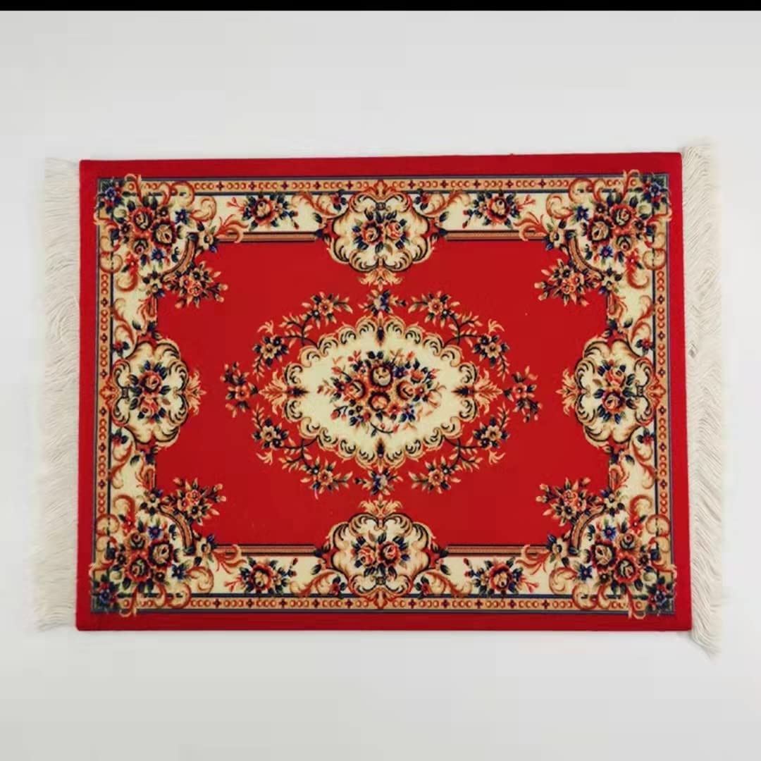 Oriental Persian Woven Rug Mouse Pad - Non-Slip Computer Desk Mat with Ergonomic Design for Gaming & Office Use - Perfect for Home, Office & Workspace Decor