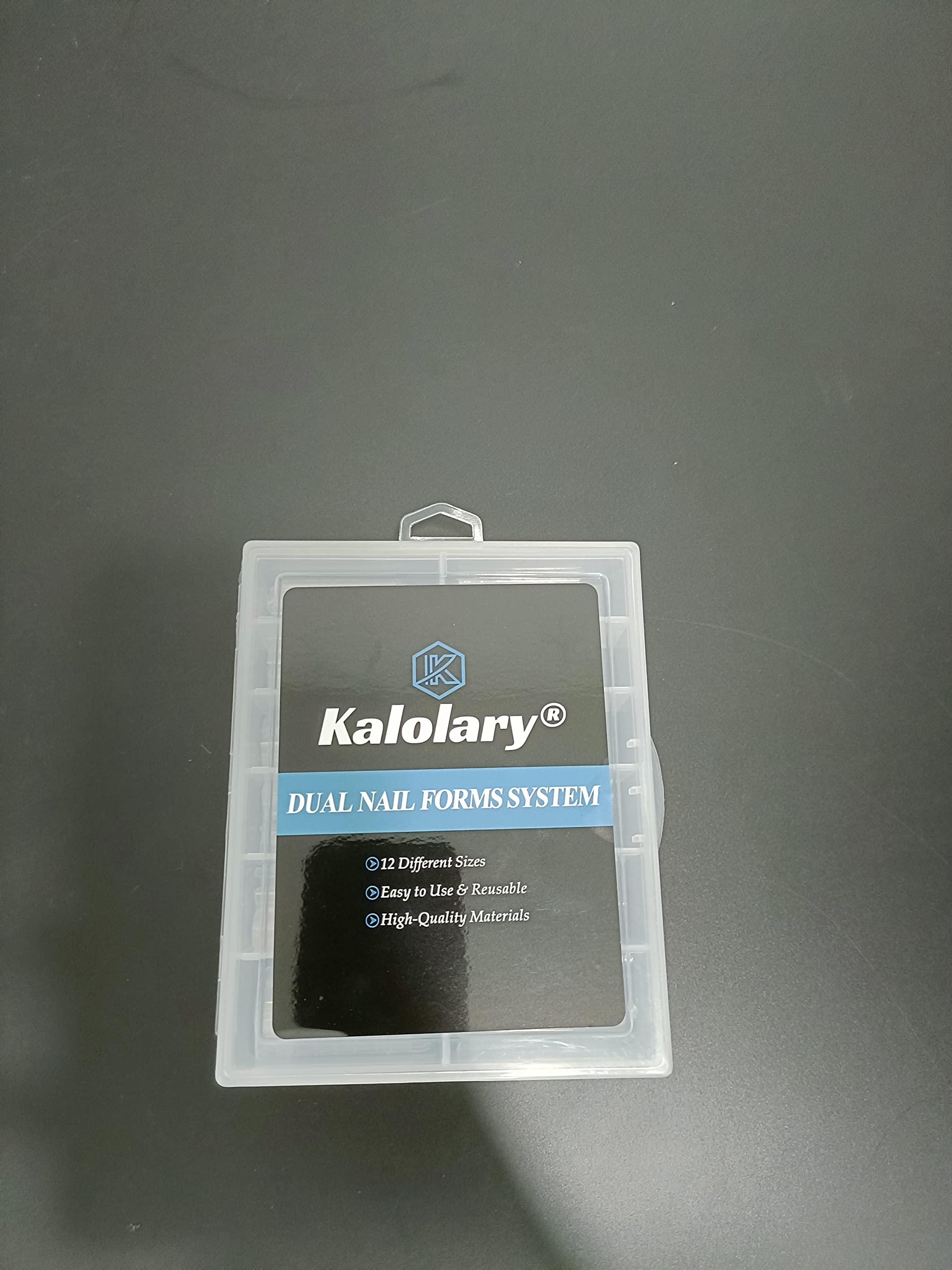 Kalolary 120PCS Clear Gel Nail Forms - Full Cover Dual System with C Curve for Nail Extensions | DIY Manicure & Nail Art Tools for Salon & Home Use
