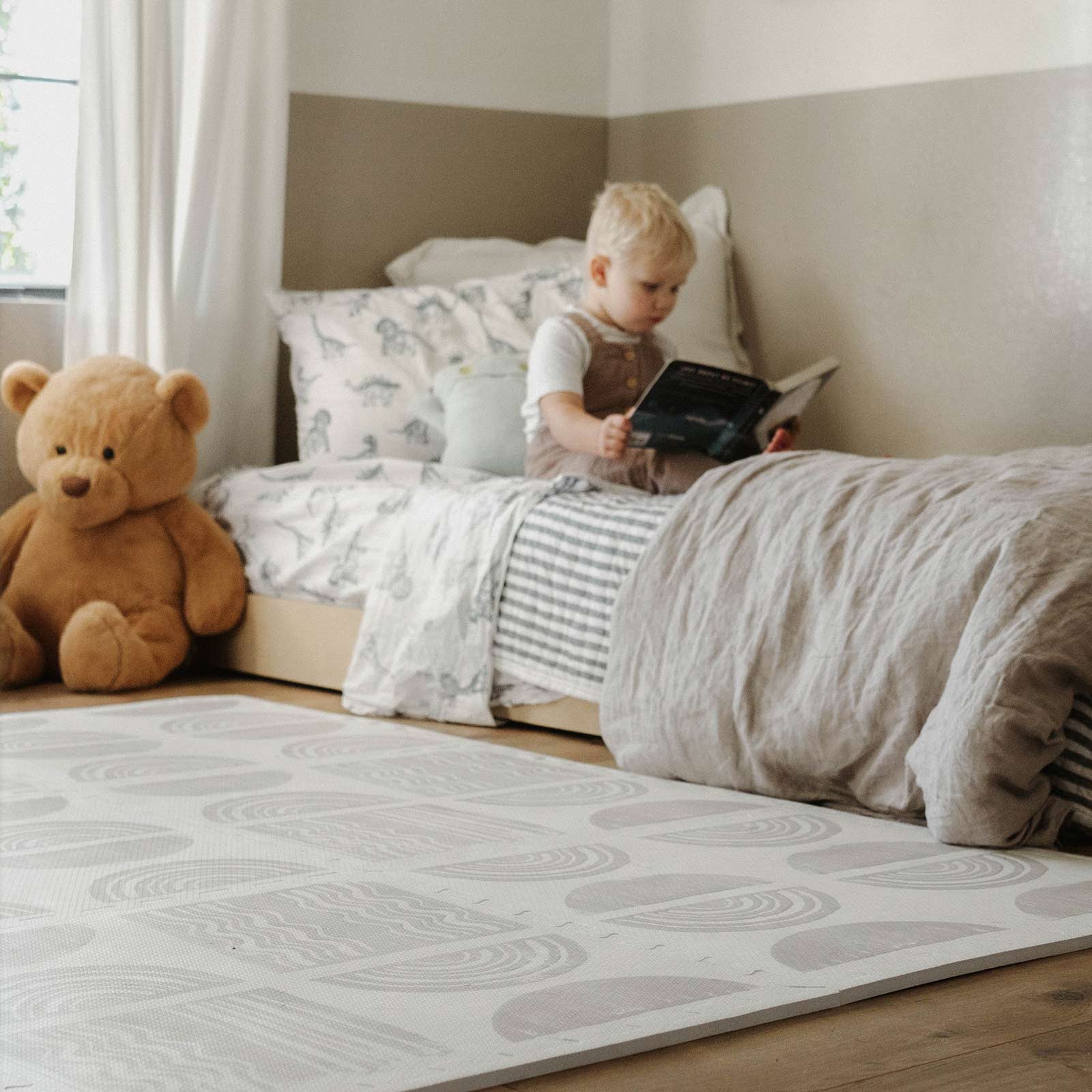 Little Nomad Play Mat | Non-Toxic Baby Play Mat for Crawling & Tummy Time | Soft & Safe Floor Mat for Nursery, Playroom & Daycare | Perfect for Infants & Toddlers