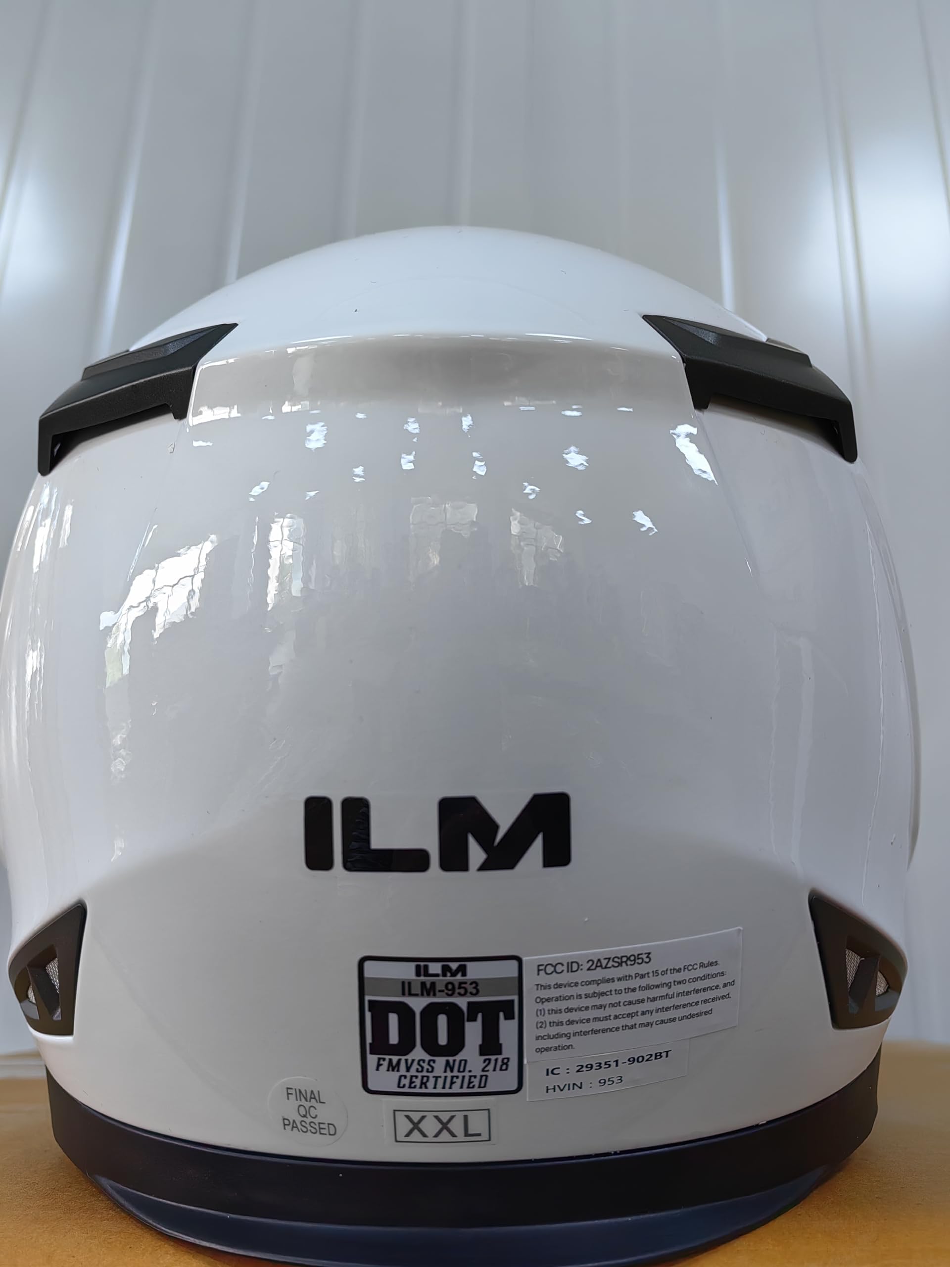 ILM Bluetooth Modular Flip-Up Full Face Motorcycle Helmet with Sun Shield & MP3 Intercom - Model 953/953 PRO for Safe Riding & Hands-Free Communication