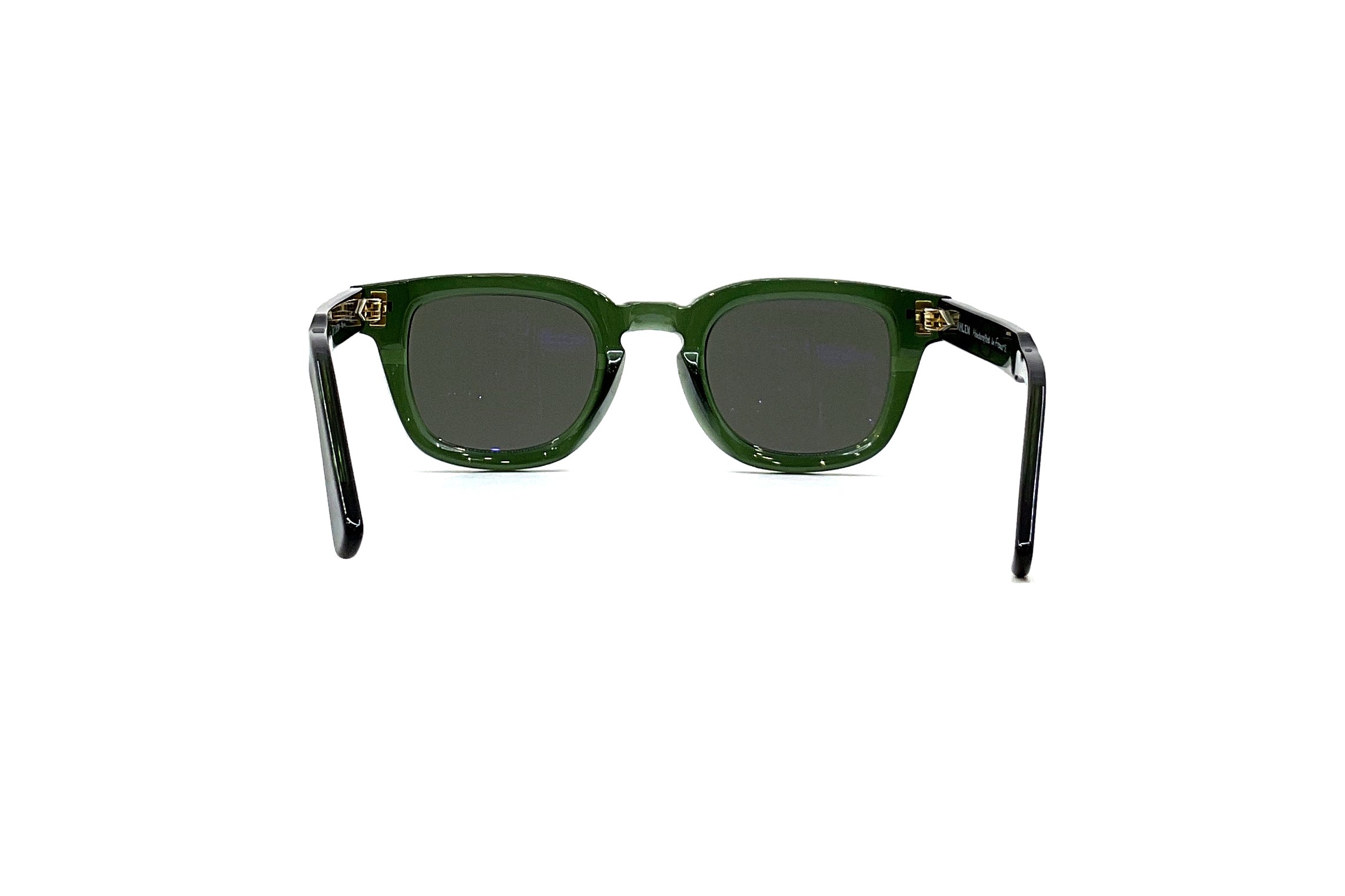 Ahlem Champ de Mars Sunglasses - Dark Green Polarized Lenses for UV Protection & Fashion | Perfect for Outdoor Activities, Travel & Driving