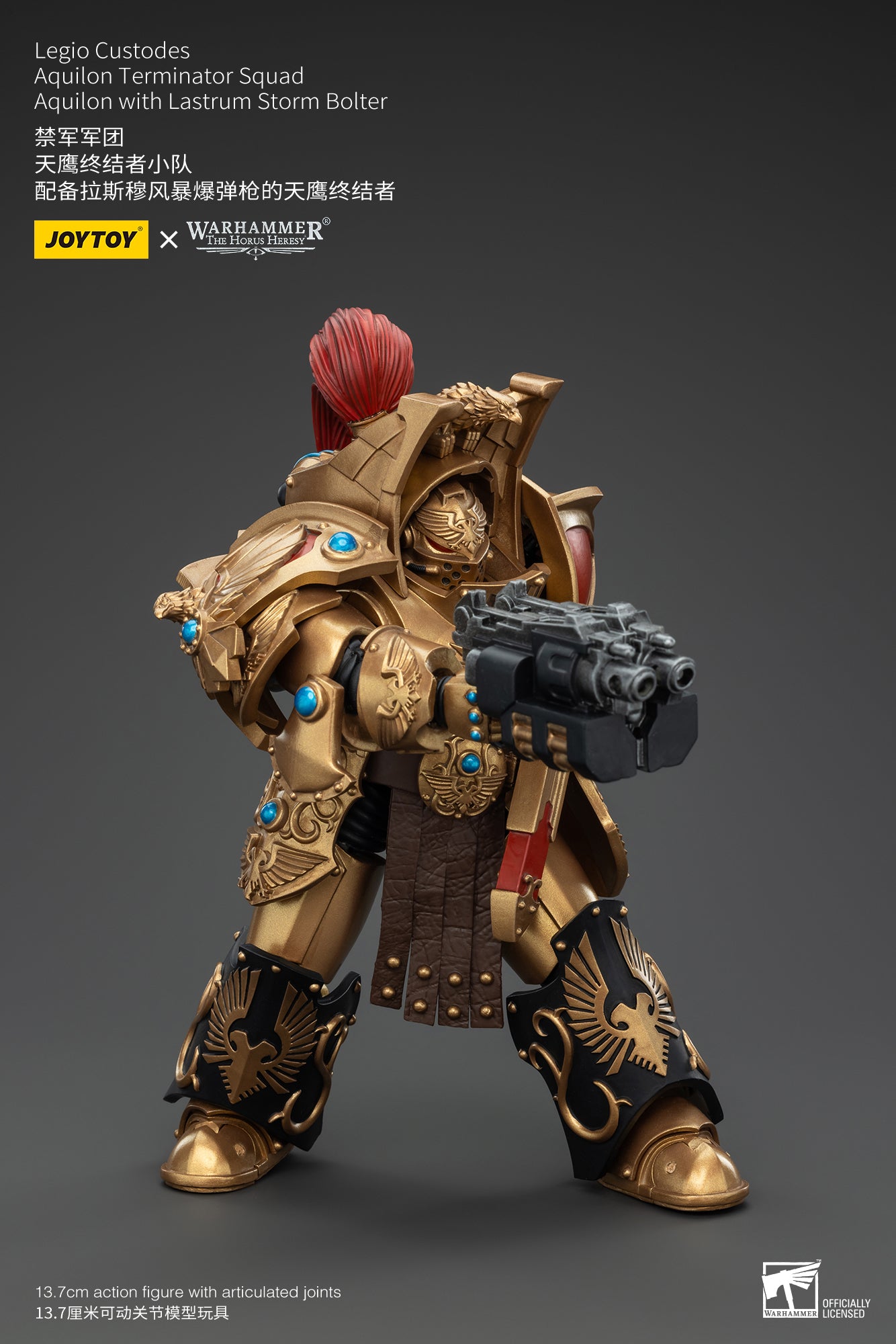 1/18 Scale JOYTOY Warhammer The Horus Heresy Action Figures - Legio Custodes Aquilon Terminator Squad & Custodian Venatari Squad | Collectible Miniatures for Tabletop Gaming and Display