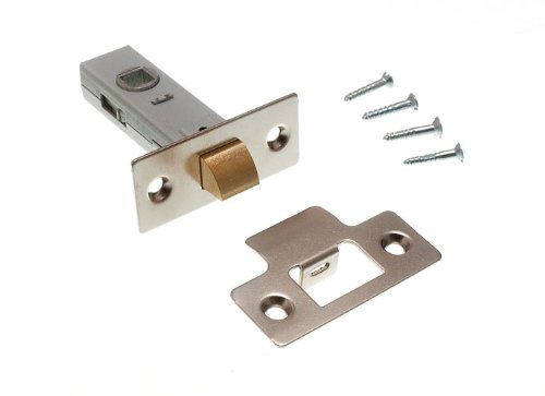 3-Pack 63mm Tubular Mortice Latch Door Lock Catch with Screws - Secure Cabinets, Wardrobes & Interior Doors (Easy Installation)