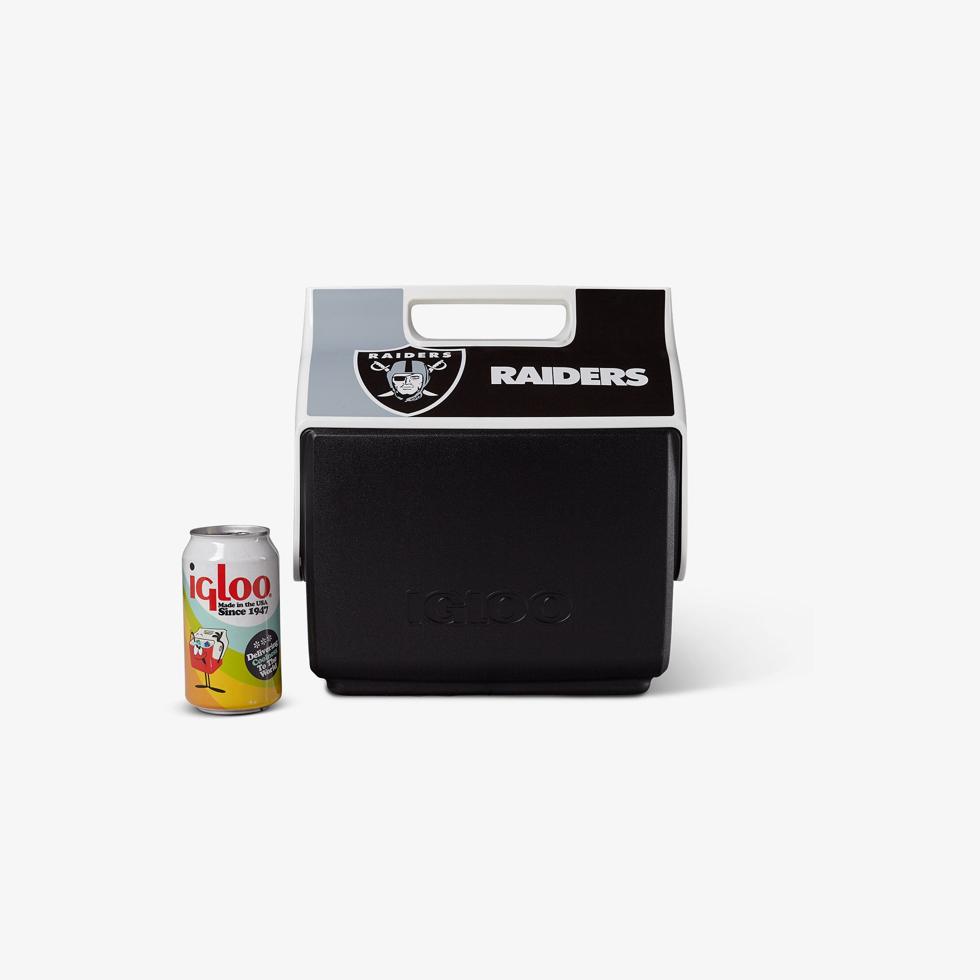 Las Vegas Raiders 7 Quart Little Playmate Cooler - Portable Insulated Lunch Box for Picnics, Tailgating & Outdoor Adventures