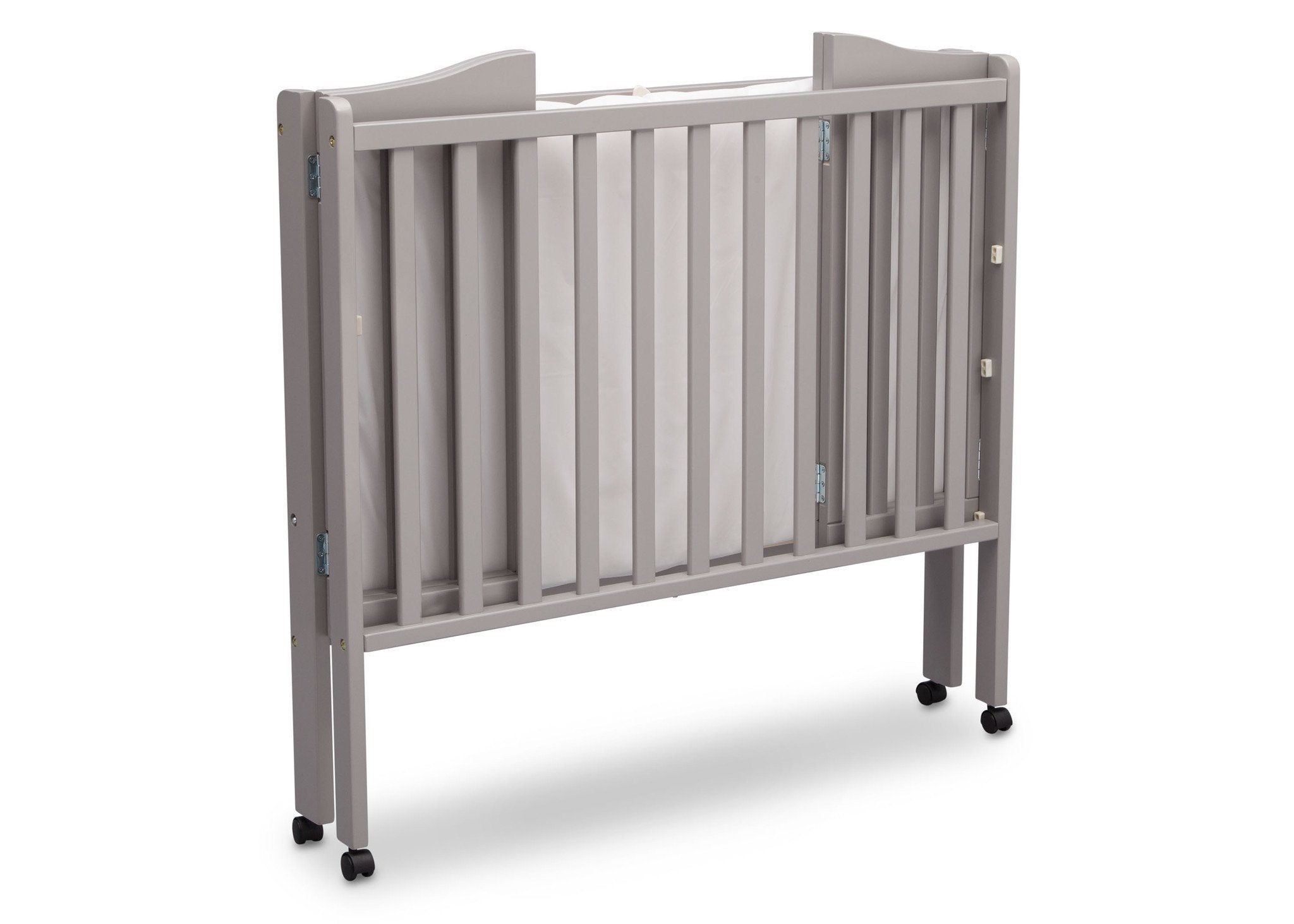 Portable Folding Crib with Mattress - Lightweight Travel Baby Bed for Home & Nursery | Perfect for Travel, Camping & Grandparents' House