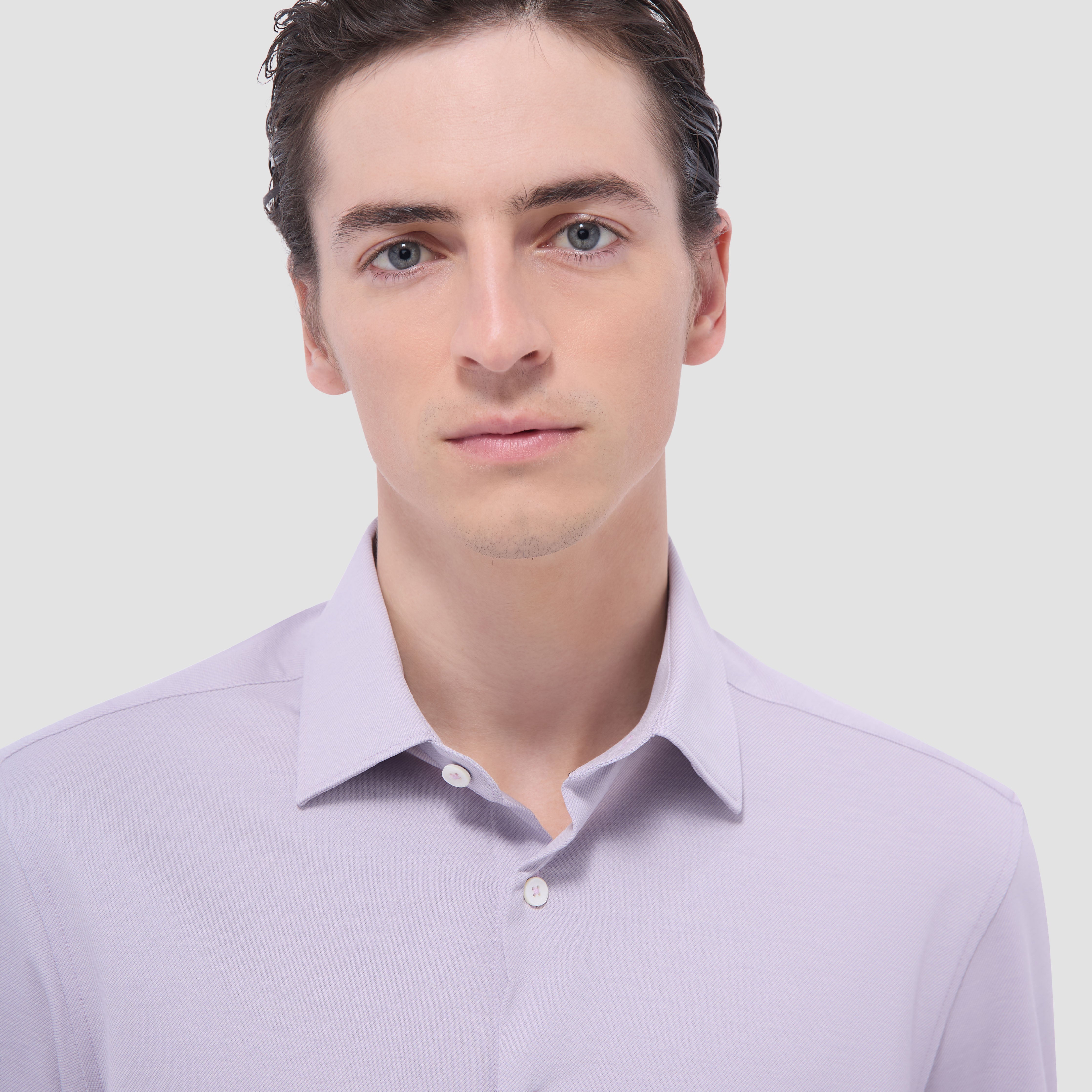 James Diagonal Twill Print Cotton Shirt for Men - Soft & Breathable Casual Button Down Shirt - Perfect for Office, Date Night & Weekend Outings