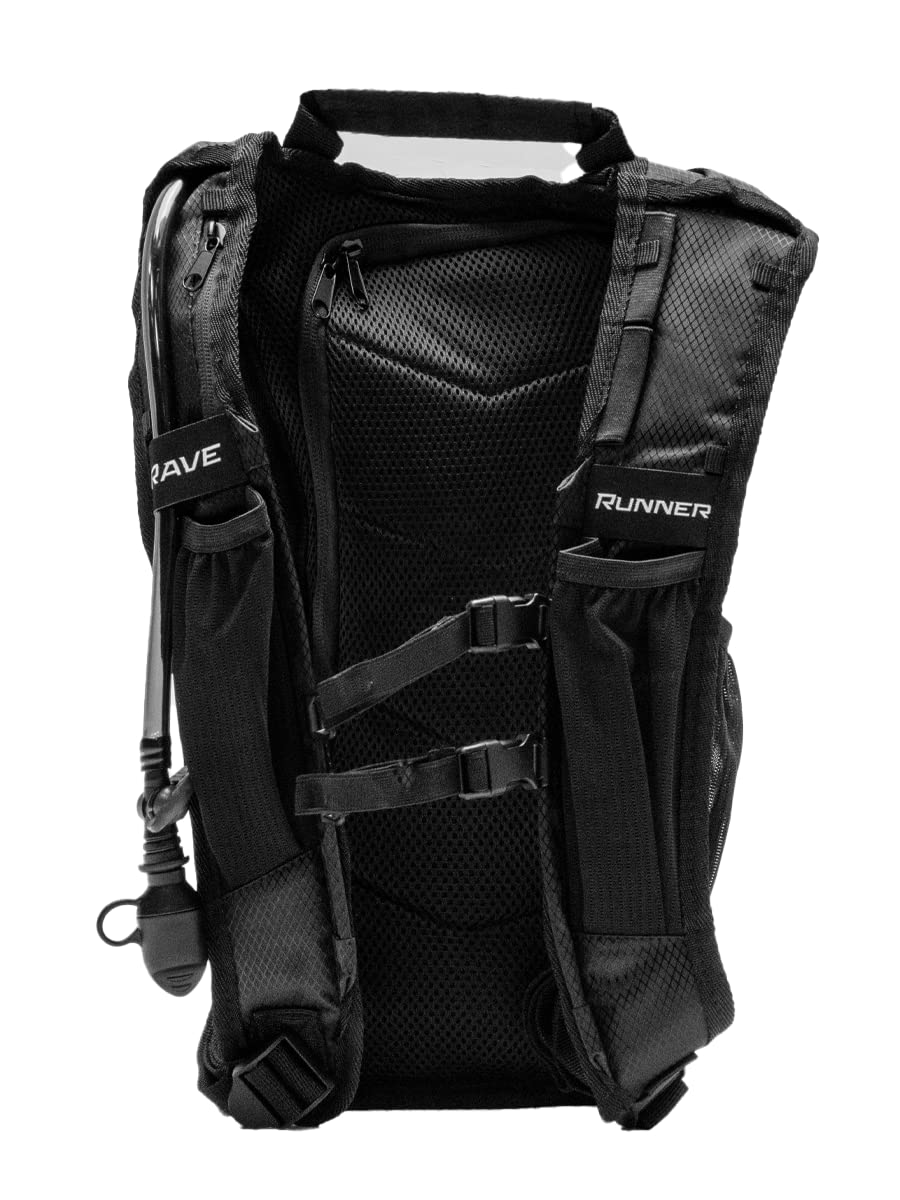 RaveRunner® Anti-Theft Hydration Backpack - Waterproof Festival Hydration Pack with Insulated Water Bladder for Raves, Concerts & Outdoor Adventures | Perfect for EDM Festivals, Hiking & Travel