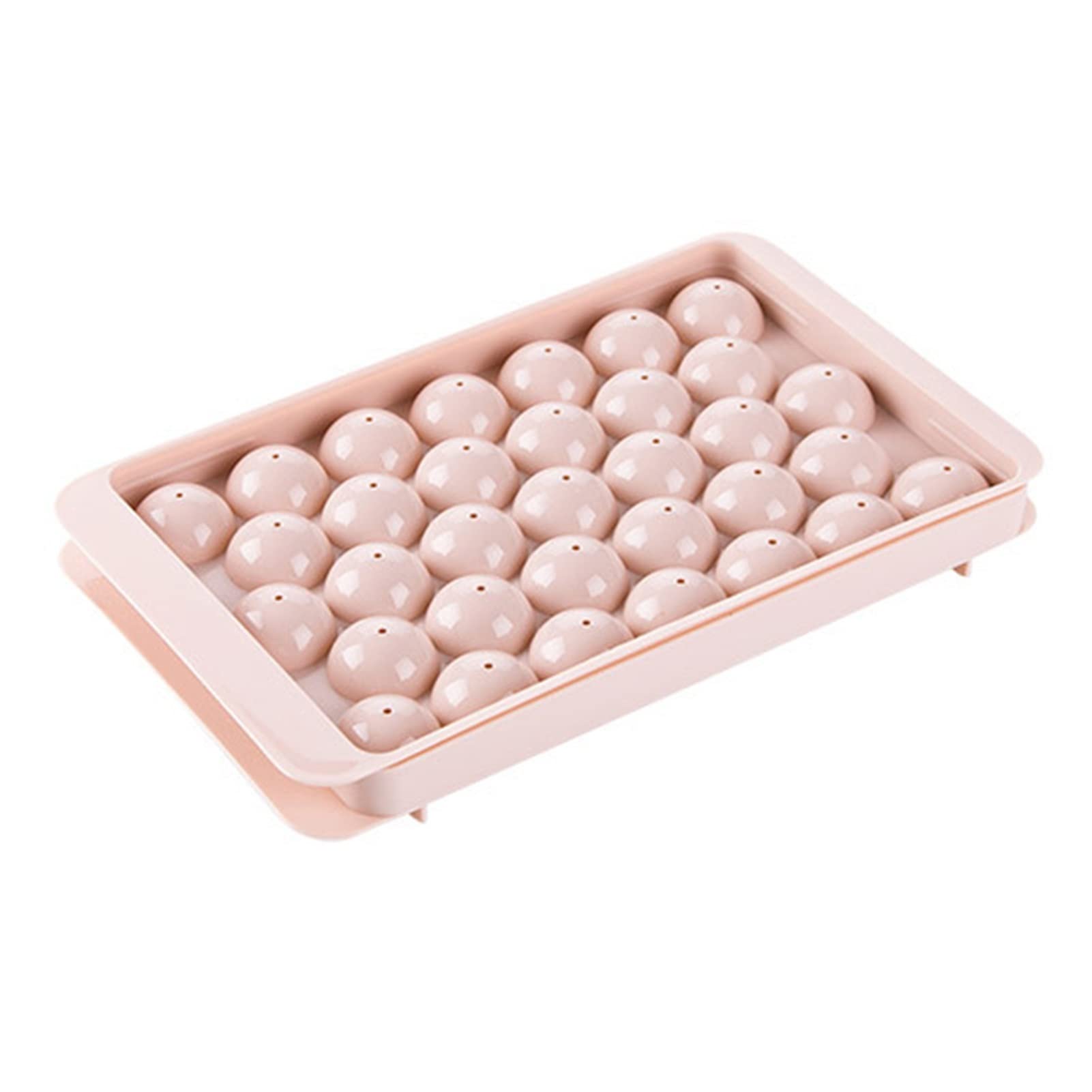 Premium Silicone Ice Ball Tray with Lid - DIY Round Ice Cube Mold for Cocktails, Whiskey & Beverages - Reusable Jelly & Pudding Maker - Kitchen Essentials (Color: Emerald) - Perfect for Home Bars, Parties & Summer Drinks