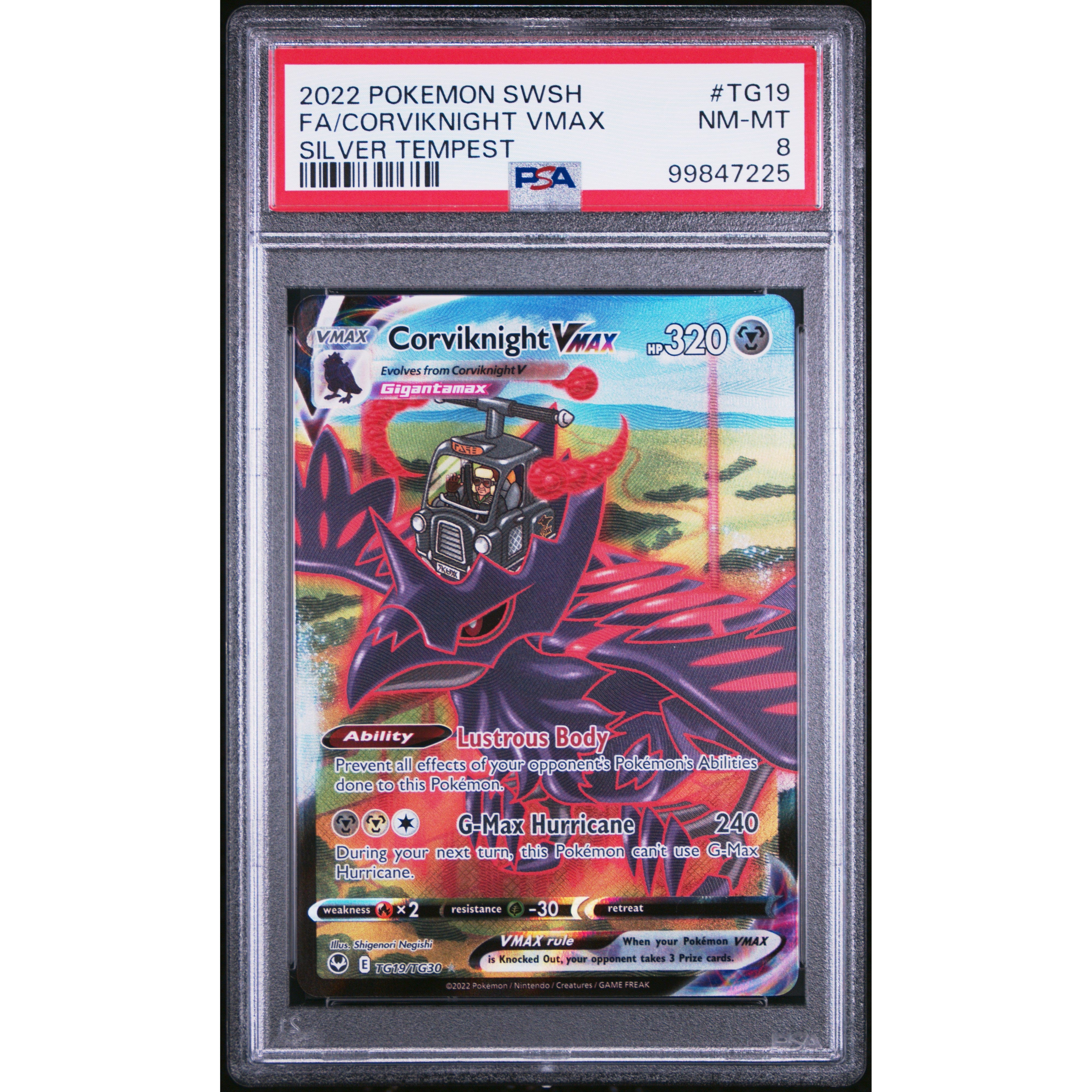 2022 Pokemon Silver Tempest Corviknight TG19/TG30 PSA 8 Graded Card - Collectible Trading Card Game for Players & Investors | Perfect for Battles, Tournaments & Display Collections