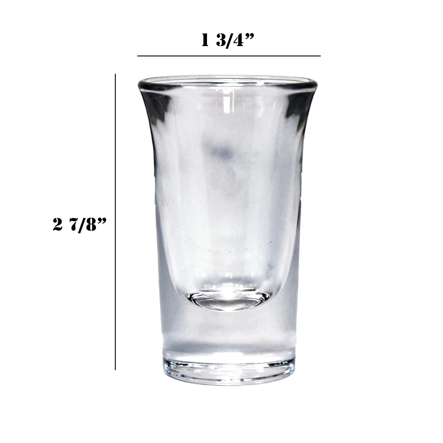 Premium 1 oz Heavy Base Shot Glasses Set - 36 Clear Whiskey & Tequila Glasses for Liqueur, Spirits, Cocktails | Perfect for Bars, Parties, Housewarming Gifts & Entertaining (30ml)
