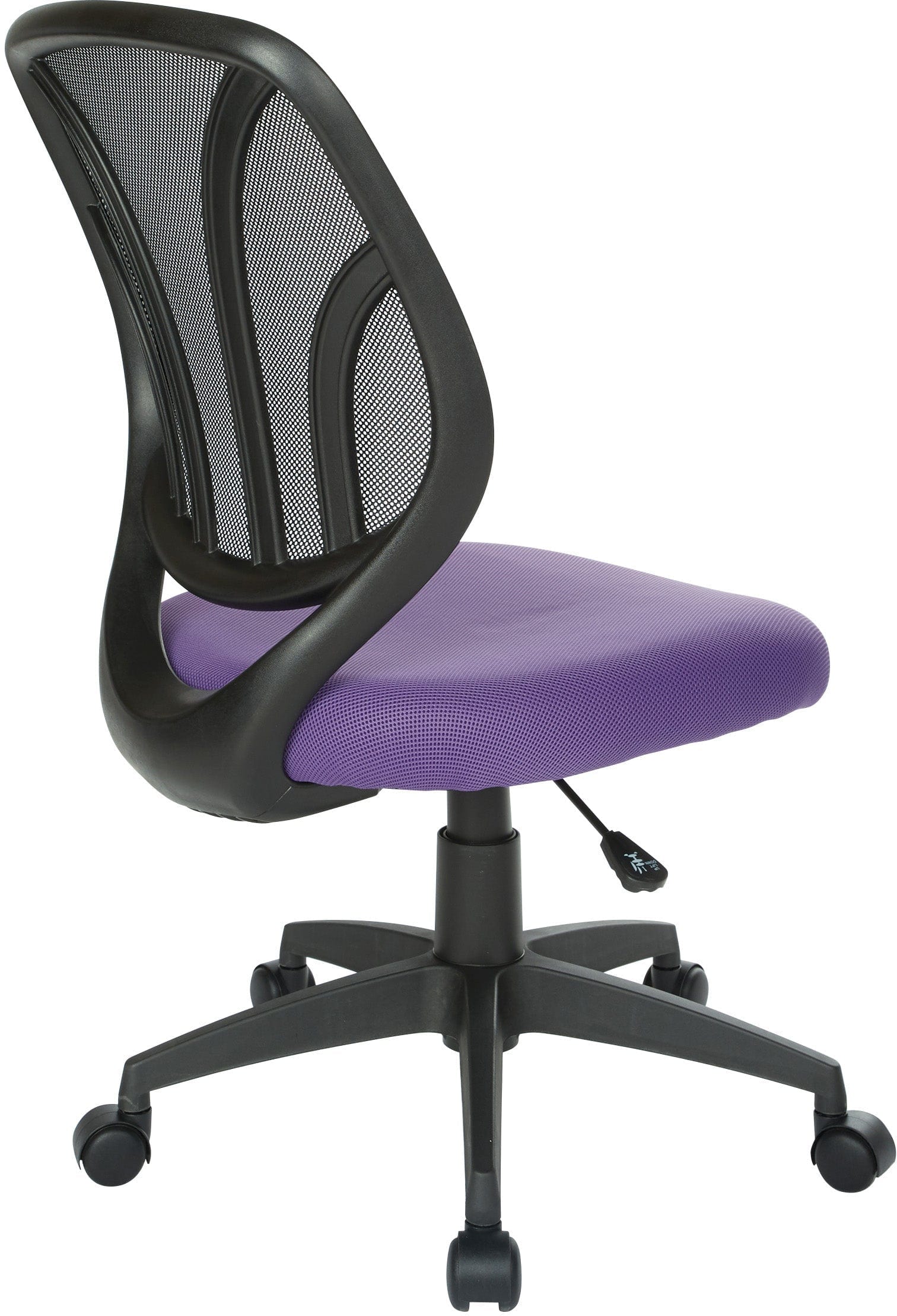 Office Star Screen Back Armless Task Chair [EM69200PN] - Ergonomic Mesh Office Chair for Home & Workspace, Ideal for Long Hours of Sitting & Computer Work
