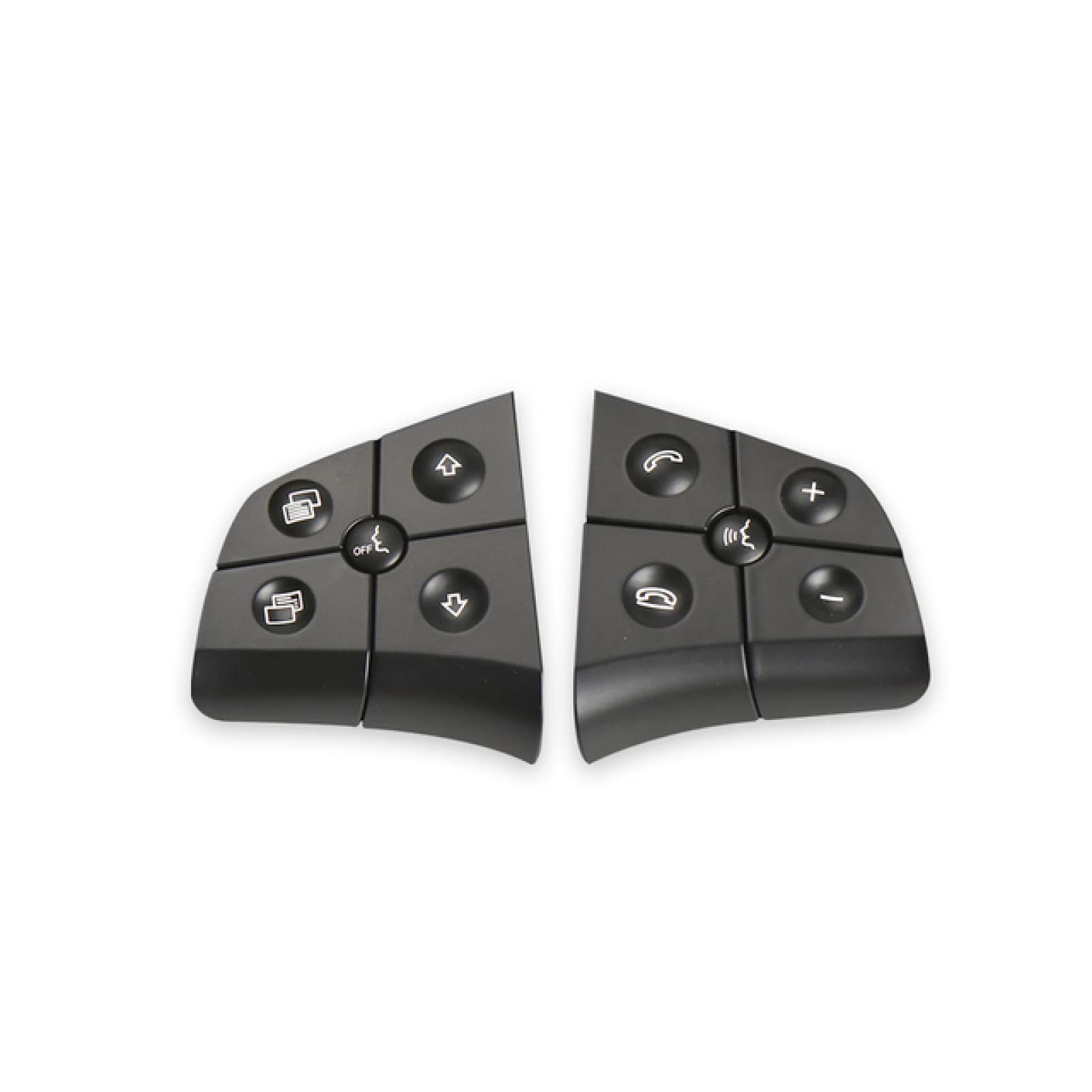 GMRVOA Multi-Function Steering Wheel Control Buttons for Mercedes W164 W245 W251 ML GL B R Class - Phone Control Key Replacement - Perfect for Commuting & Road Trips