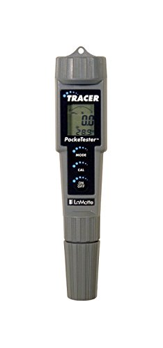 Digital EC/TDS/Salt Water Quality Tester with Temperature Measurement - Includes (4) CR2032 Batteries - Perfect for Hydroponics, Aquariums, and Pool Maintenance