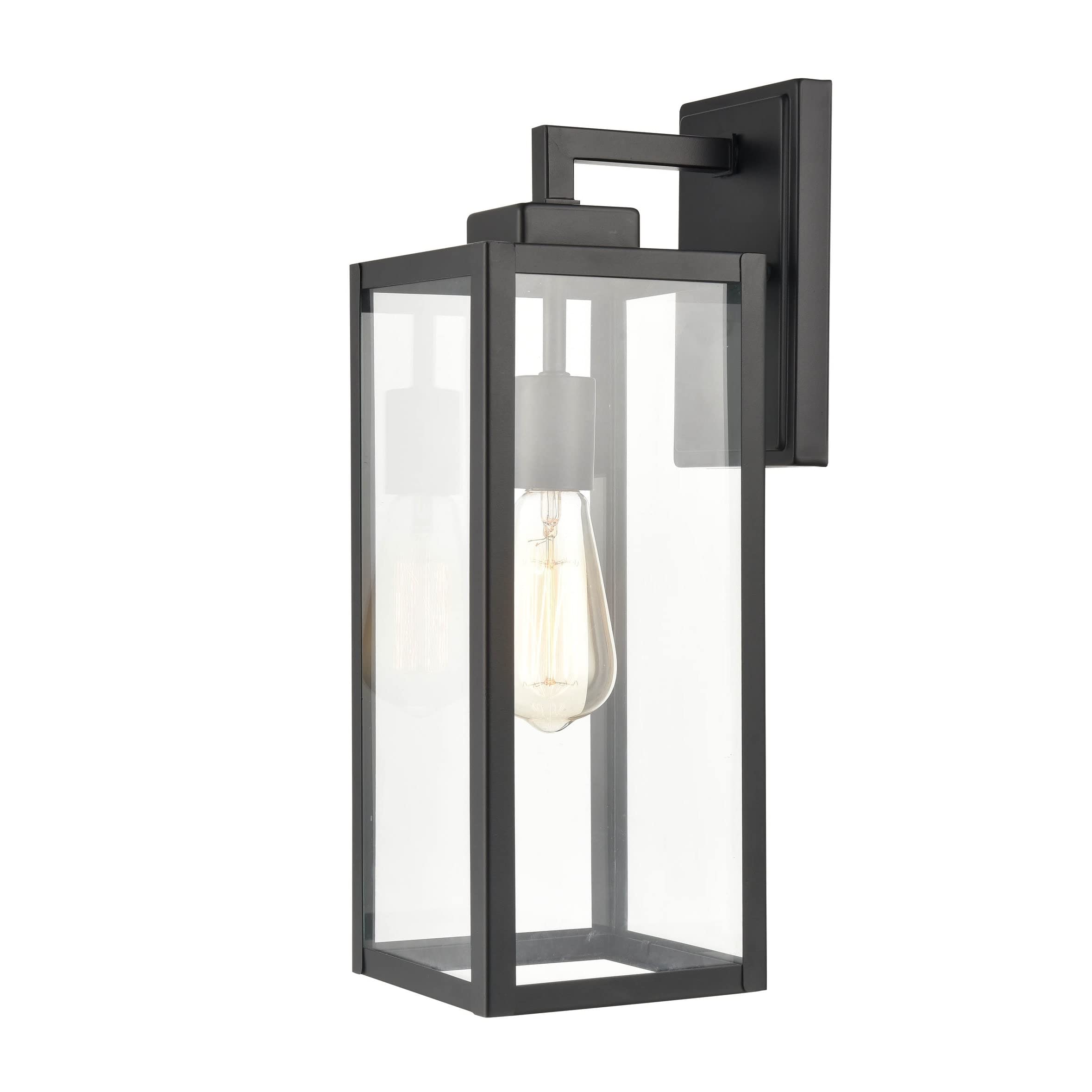Millennium 60081-PBZ Outdoor Wall Light Sconce - Bronze Powder Coat Finish - Weatherproof Exterior Lighting for Porch, Patio & Entryway