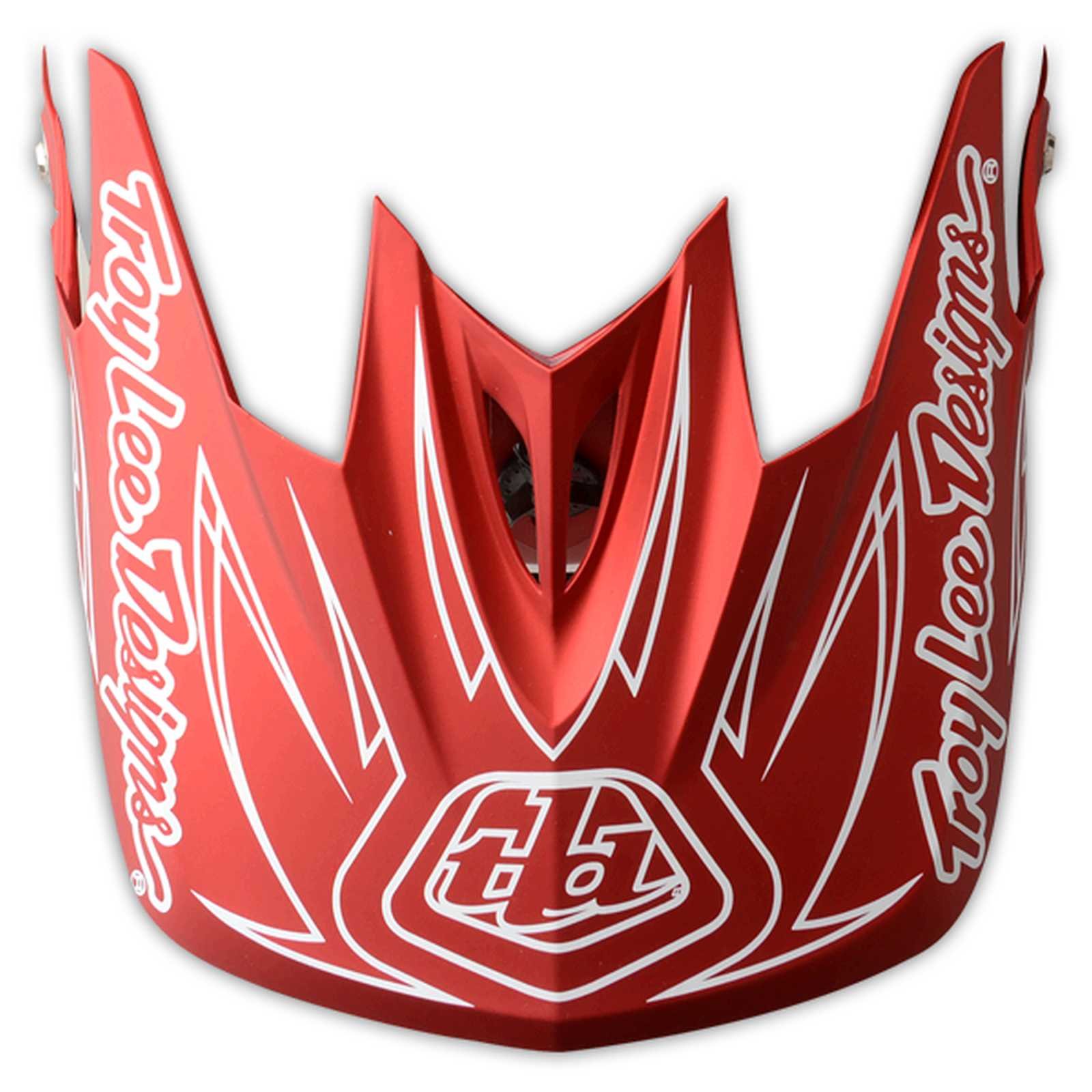 Troy Lee Designs D3 Thunder Visor - Durable Off-Road Motorcycle Helmet Accessory for MX, Enduro & Dirt Biking - Enhances Protection & Style on Rough Terrains