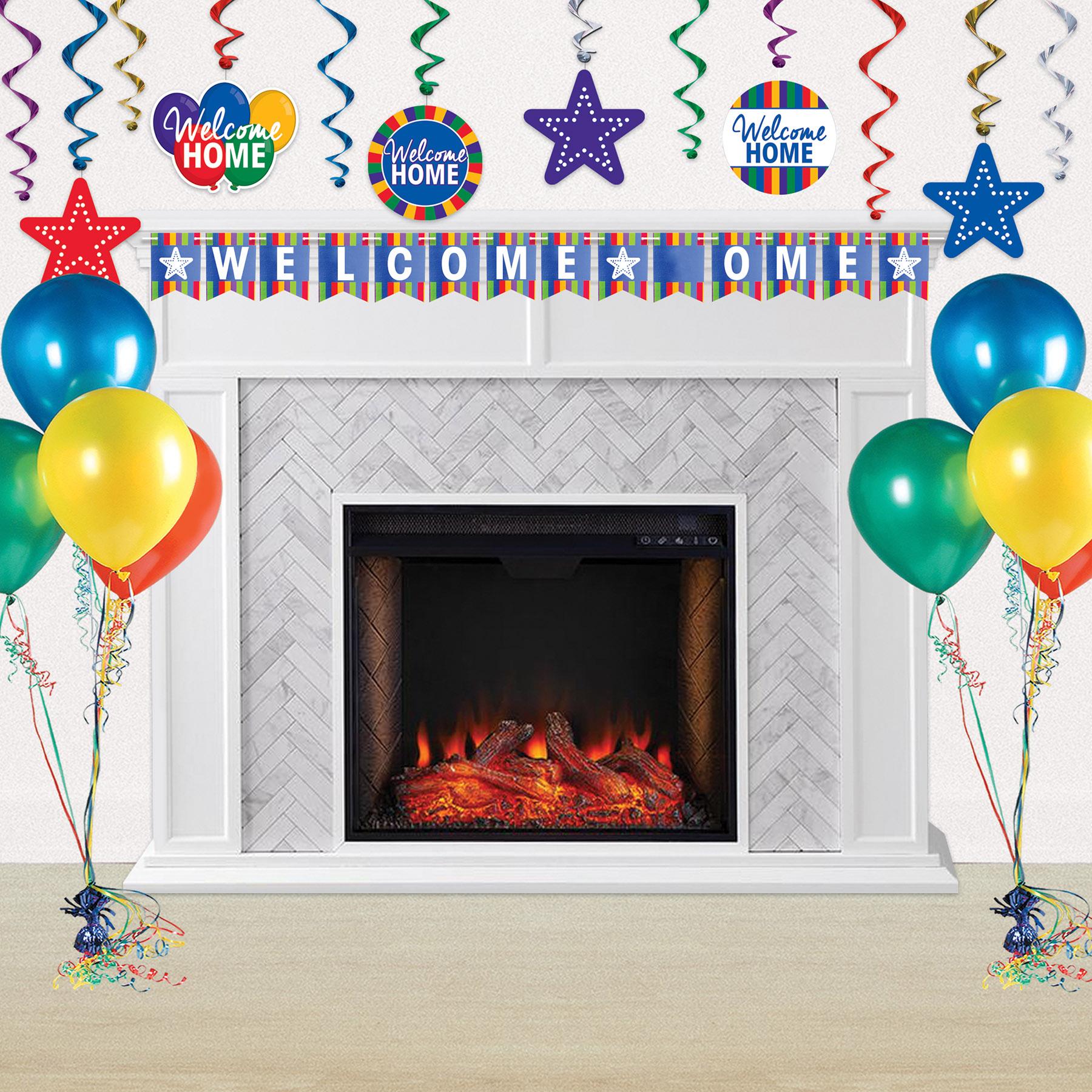 12 Pack Beistle Foil Welcome Home Party Streamers - Colorful Metallic Decorations for Homecoming, Graduation & Celebration Parties (Perfect for Wall, Ceiling & Table Decor)